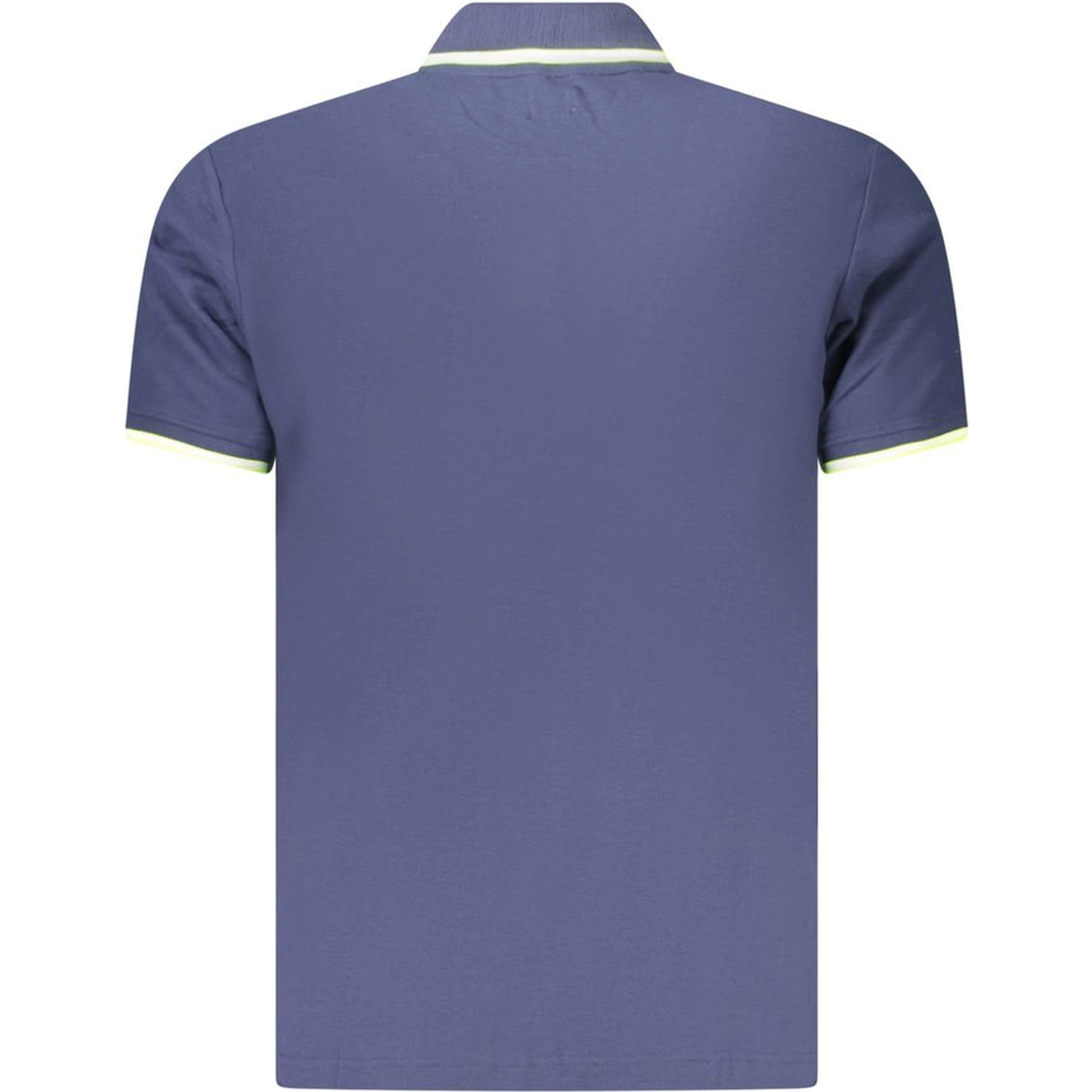 Blue Cotton Mens Polo Shirt