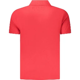 Red Cotton Polo Shirt