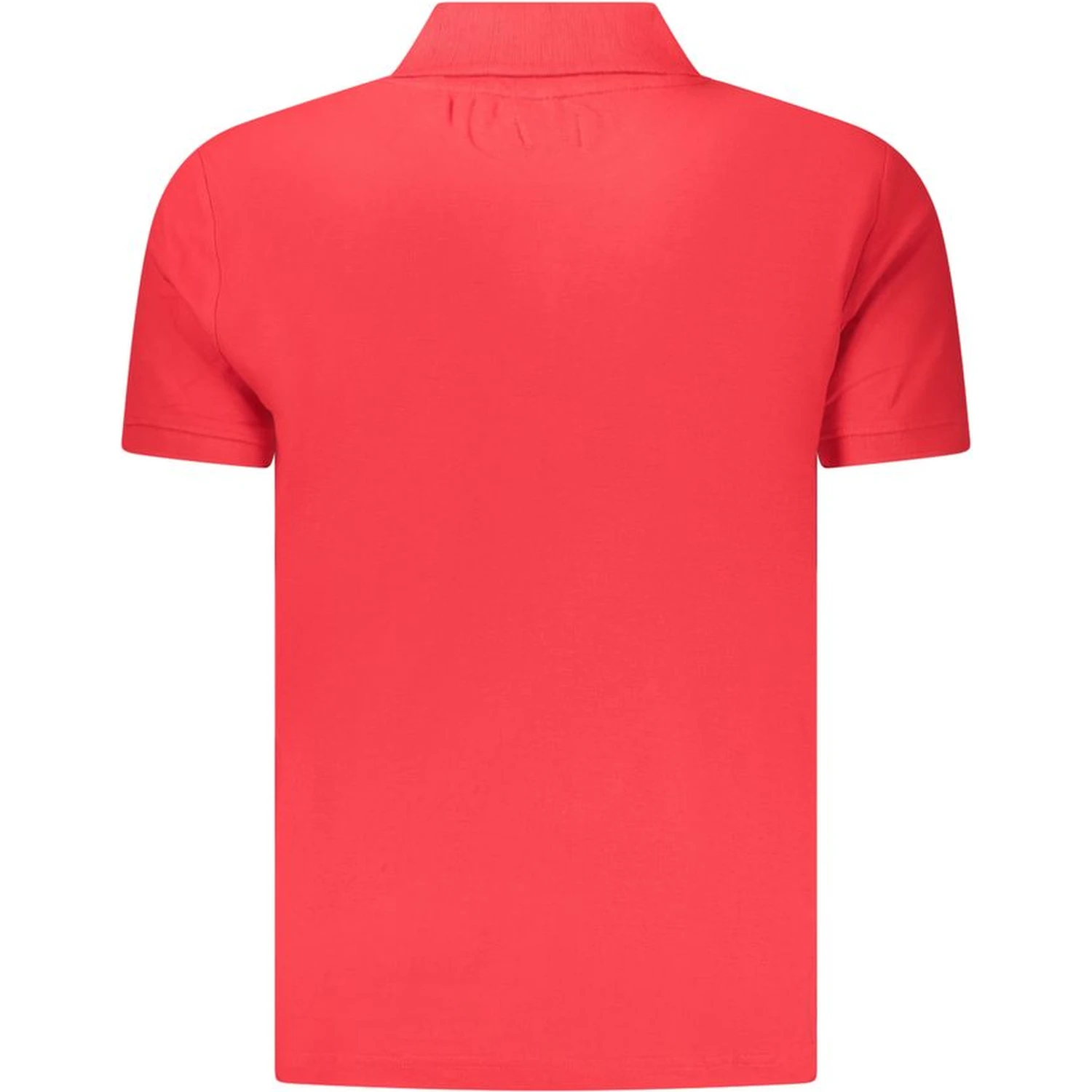 Red Cotton Polo Shirt