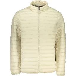 Beige Polyamide Shell Jacket