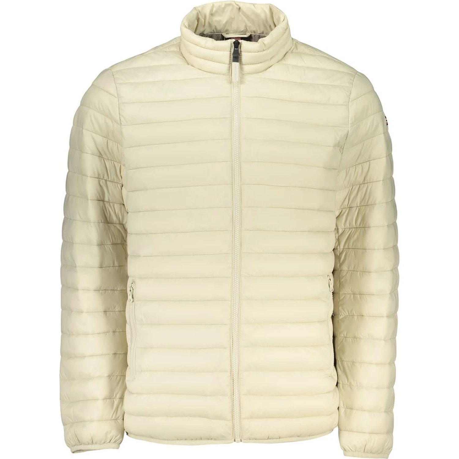 Beige Polyamide Shell Jacket