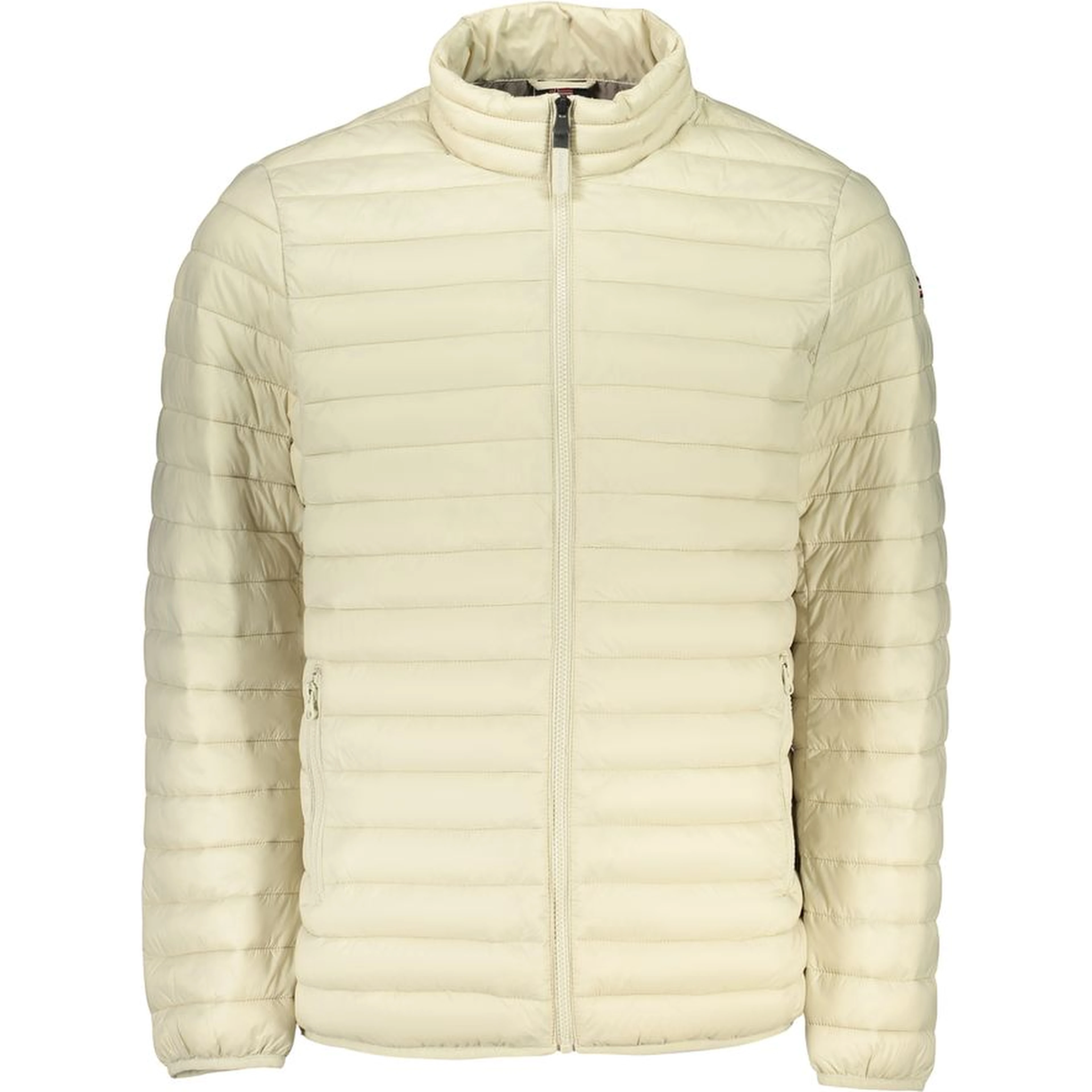 Beige Polyamide Shell Jacket