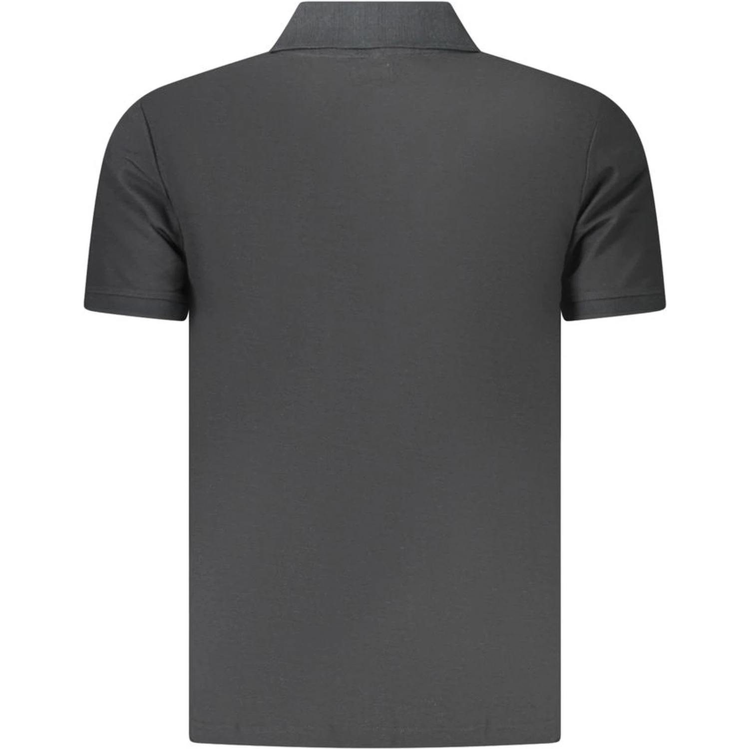 Black Cotton Men's Polo Shirt