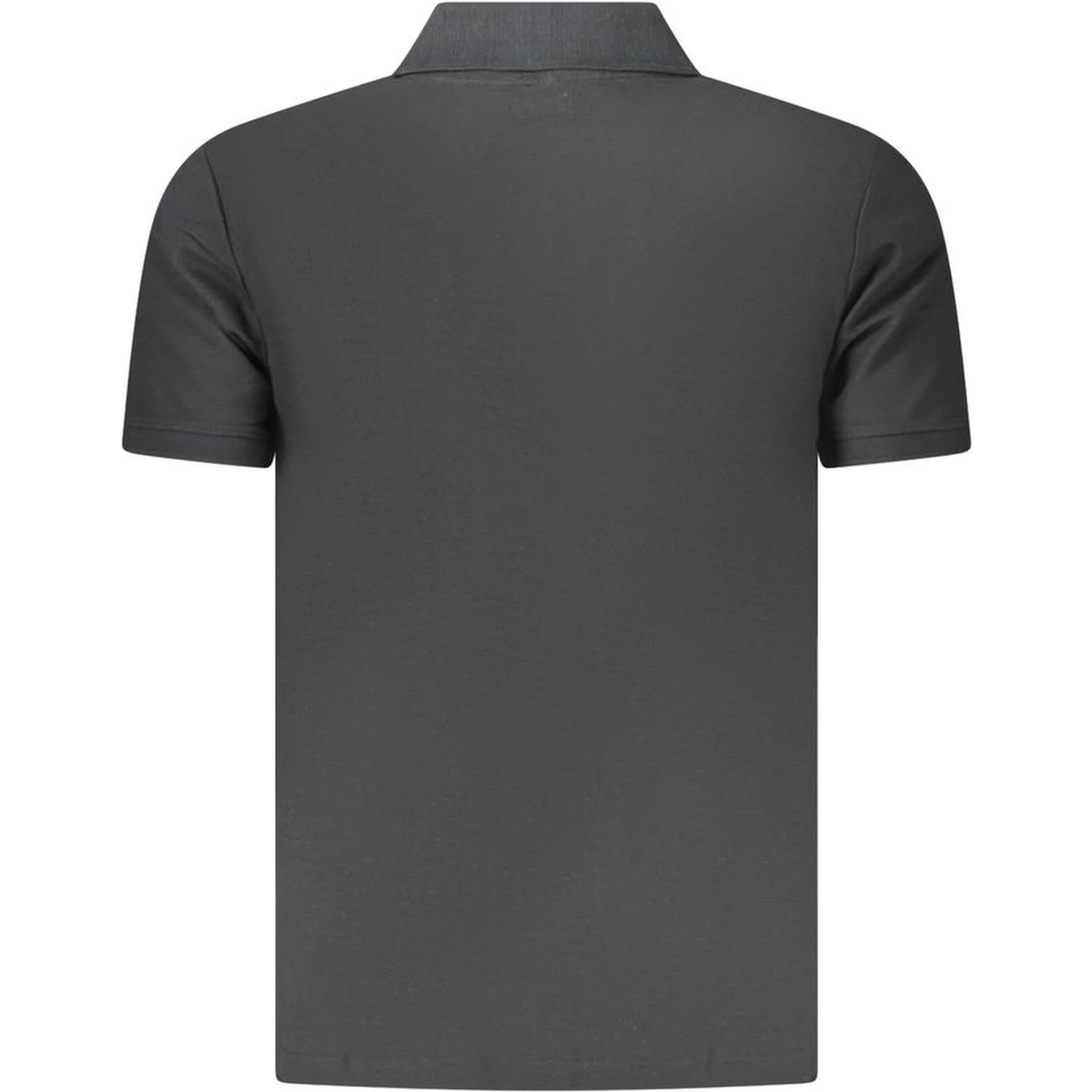 Black Cotton Men's Polo Shirt
