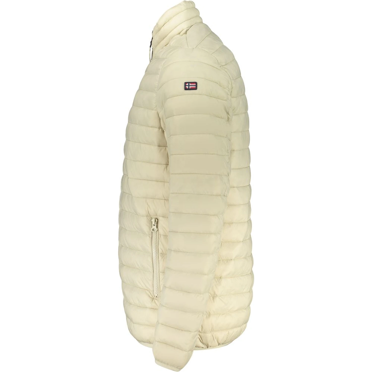 Beige Polyamide Shell Jacket