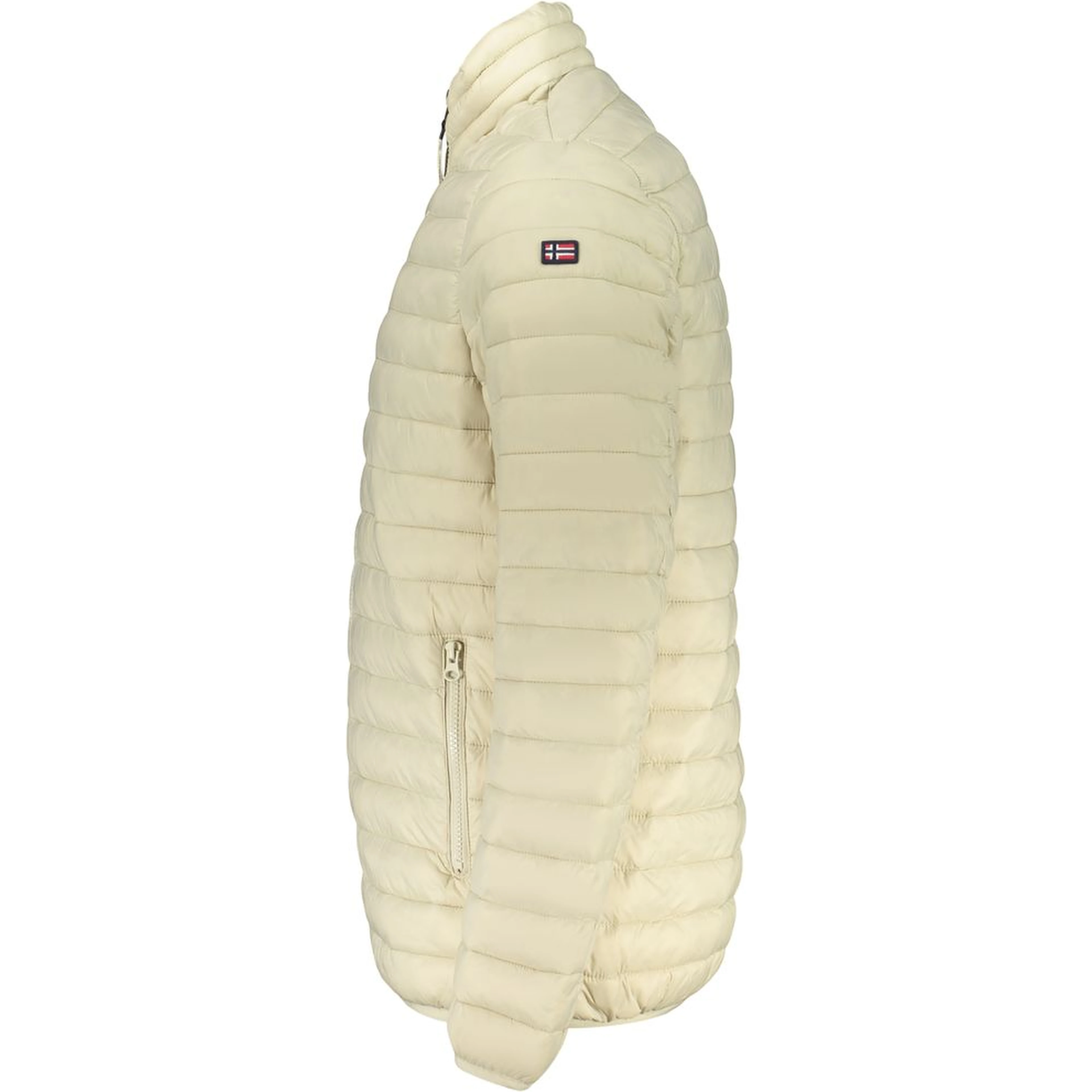 Beige Polyamide Shell Jacket