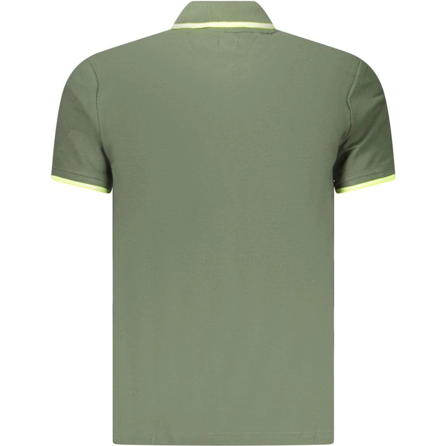 Green Cotton Men's Polo