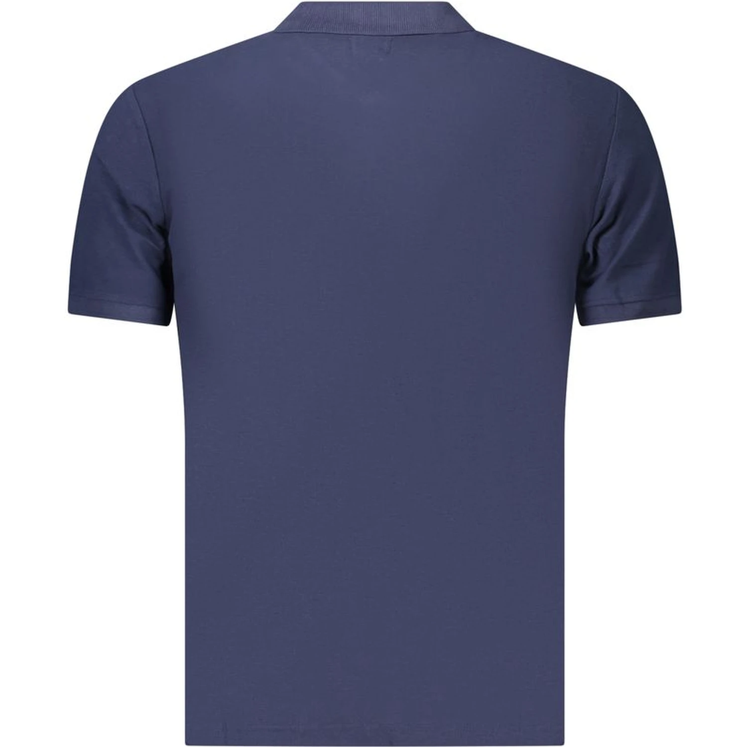 Blue Cotton Polo Shirt