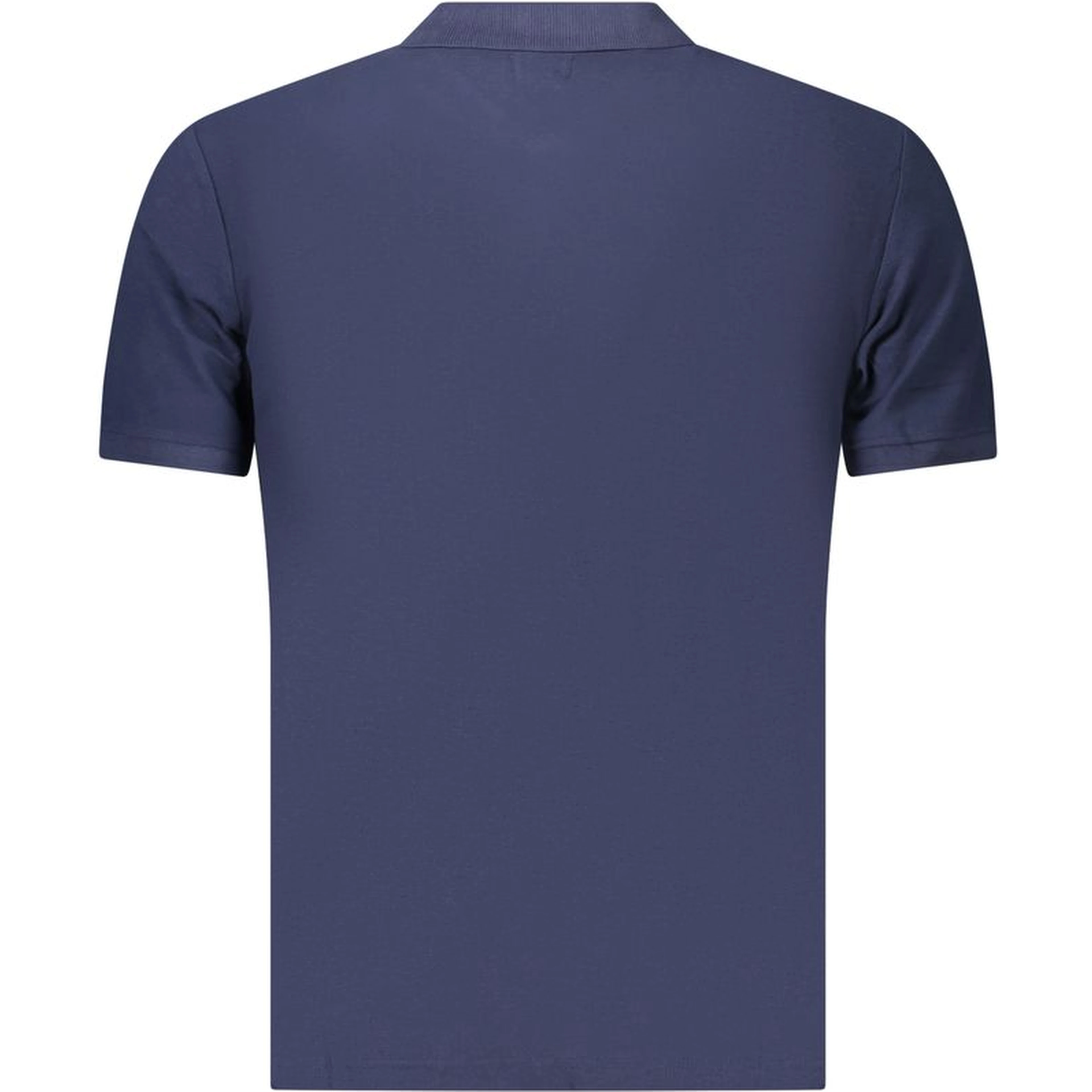 Blue Cotton Polo Shirt
