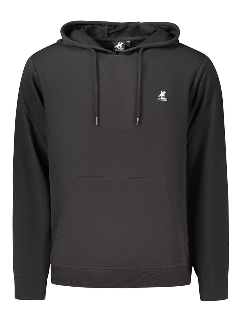 Black Cotton Sweatshirt