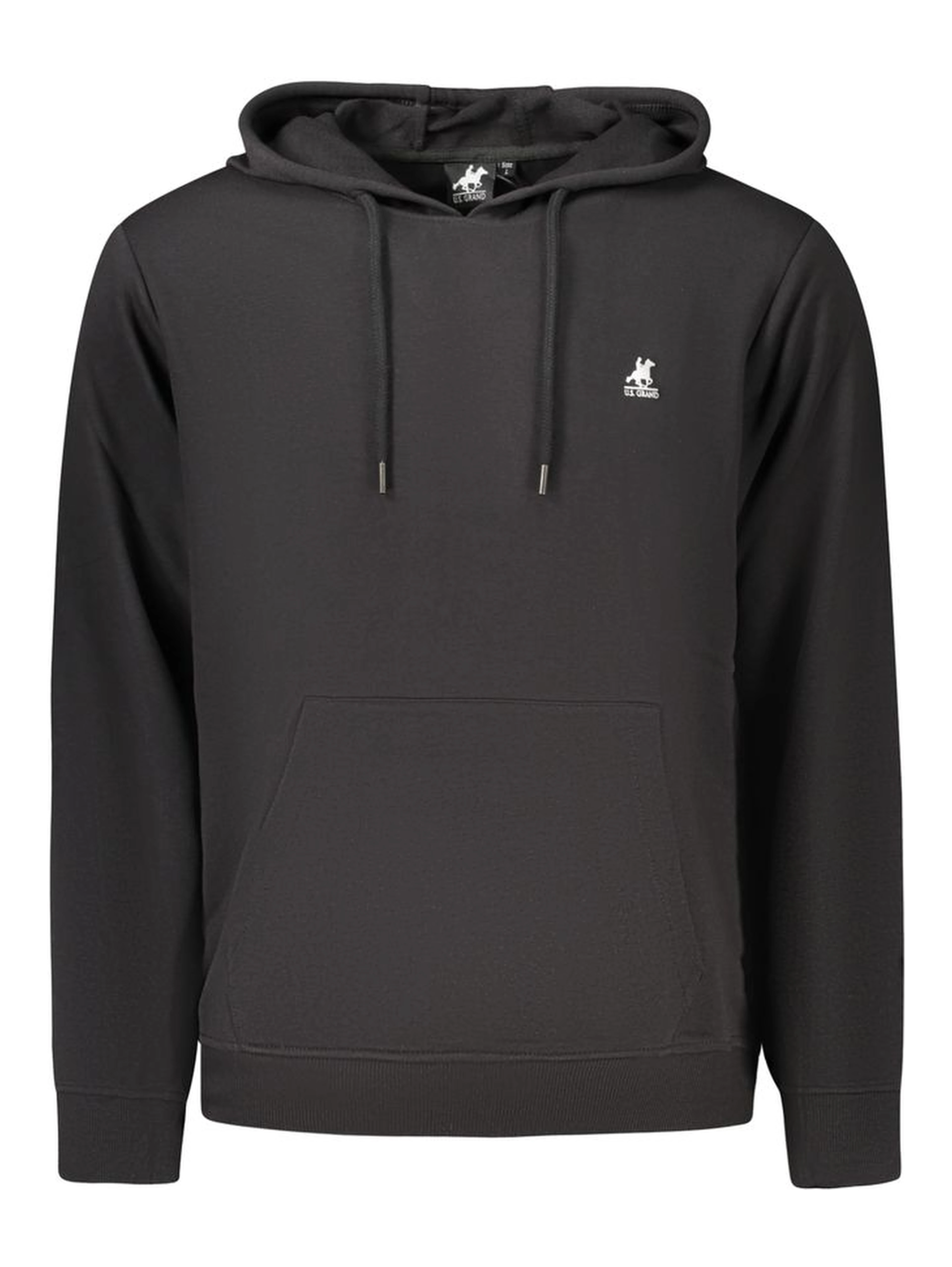 Black Cotton Sweatshirt