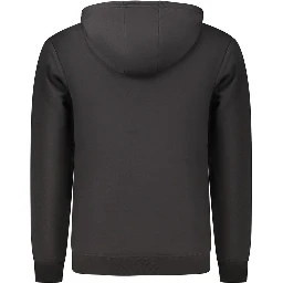 Black Cotton Sweatshirt
