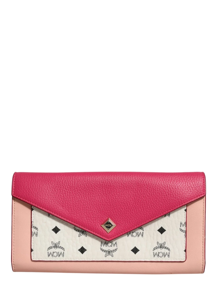 Colorblock Visetos Love Letter Crossbody Wallet