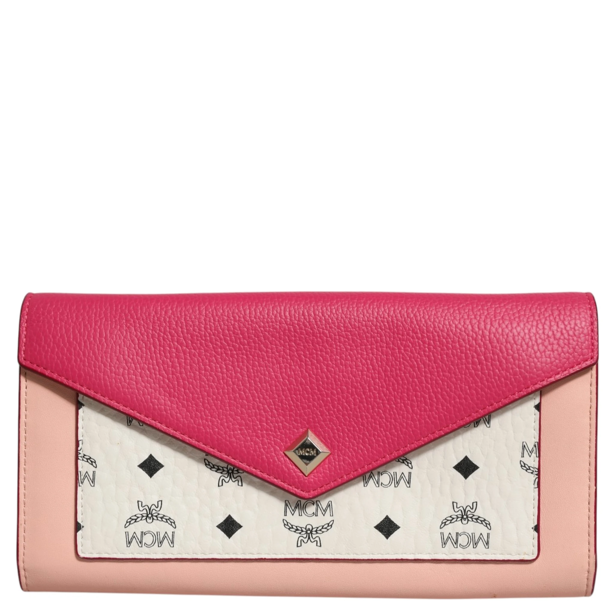 Colorblock Visetos Love Letter Crossbody Wallet