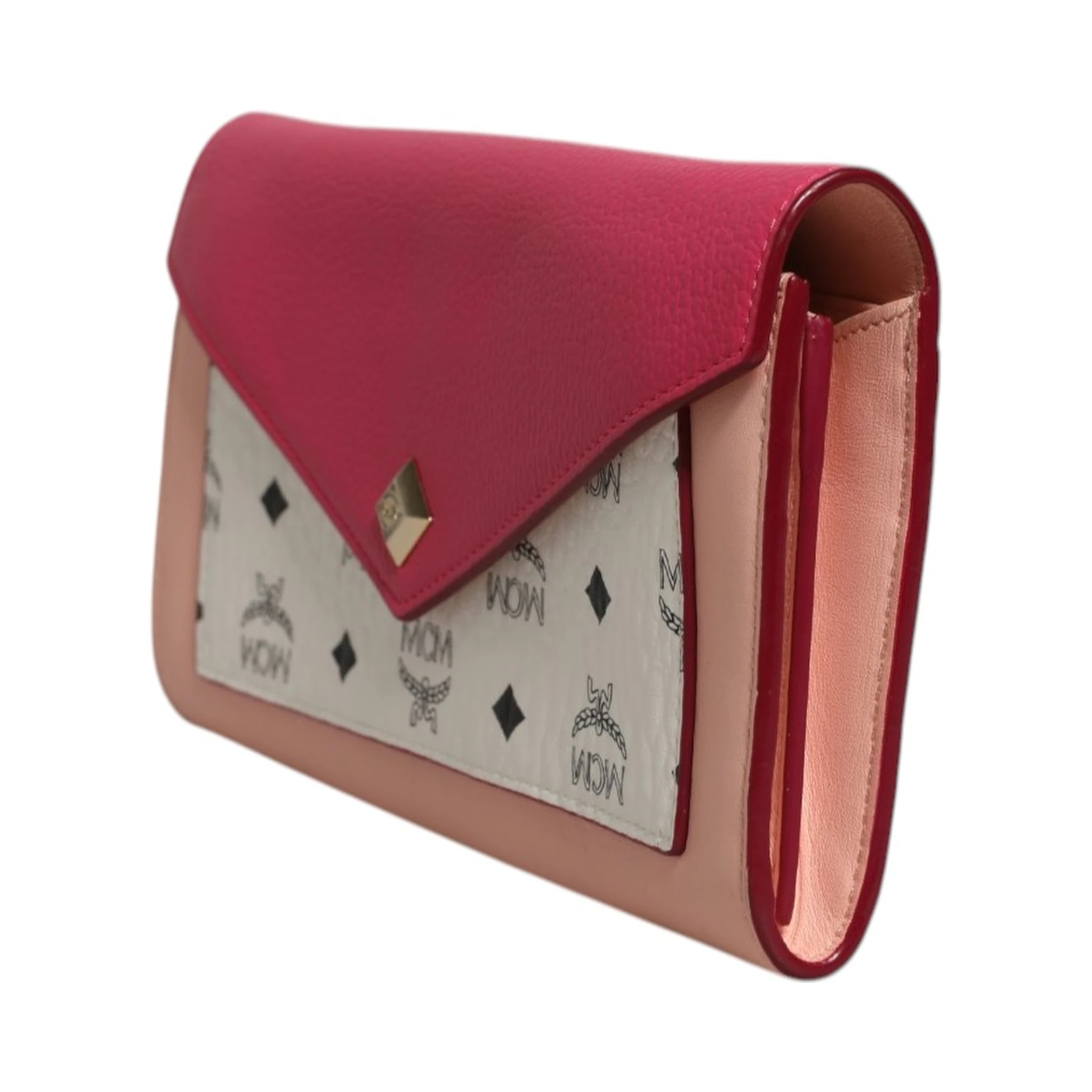 Colorblock Visetos Love Letter Crossbody Wallet
