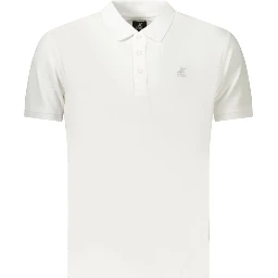 Blue Cotton Polo Shirt