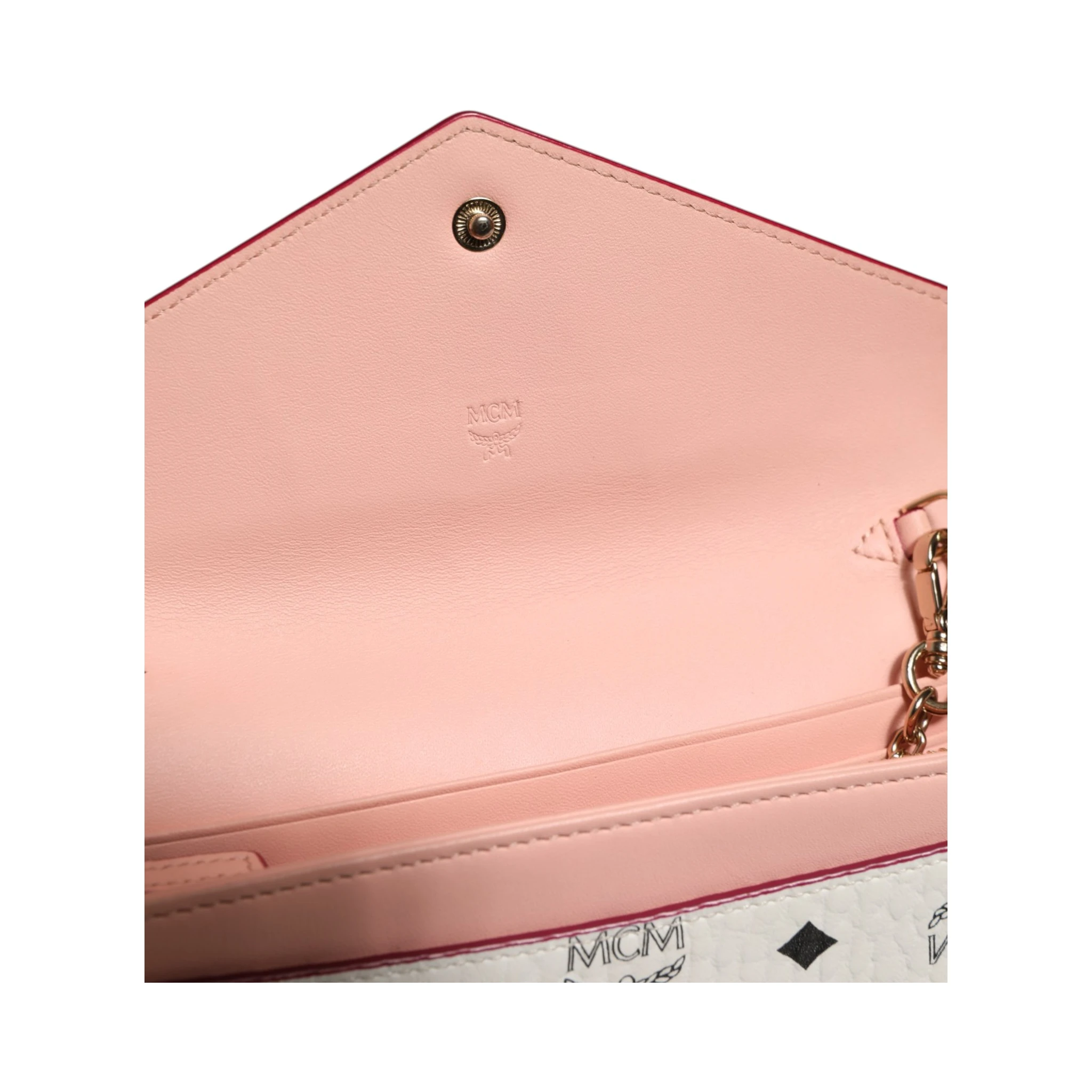 Colorblock Visetos Love Letter Crossbody Wallet