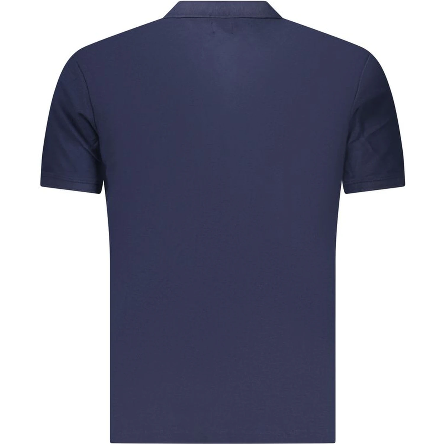 Blue Cotton Men's Polo Shirt