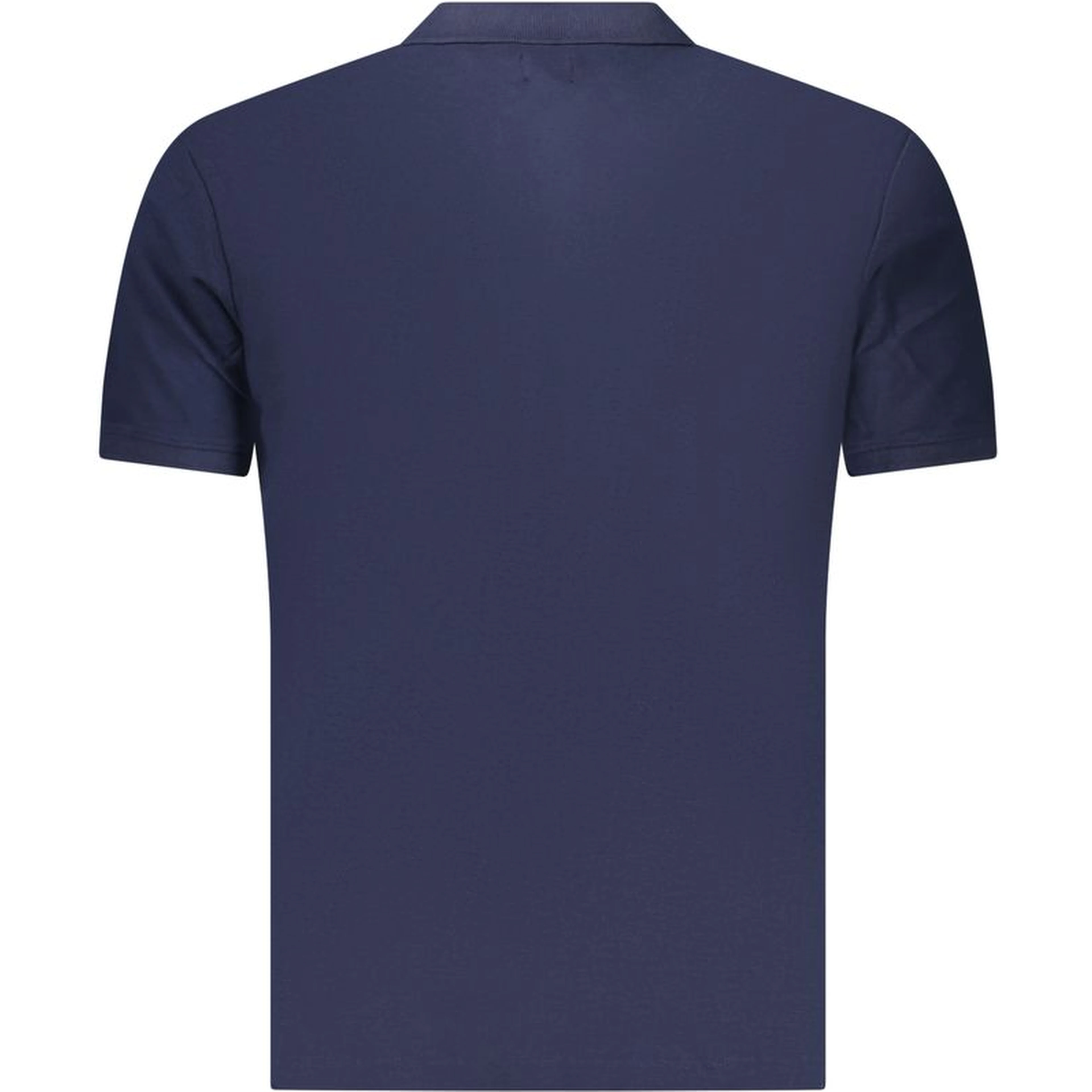 Blue Cotton Men's Polo Shirt