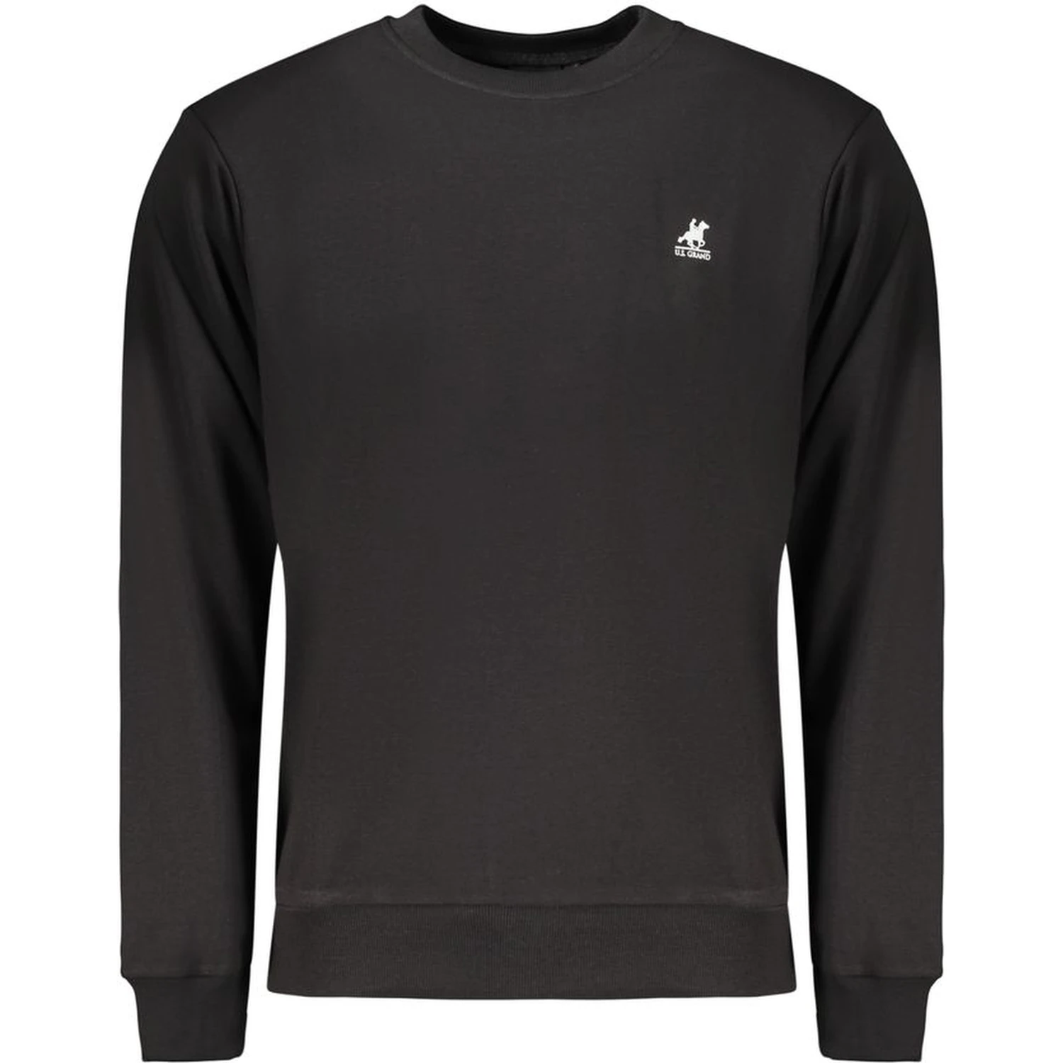 Black Cotton Sweatshirt
