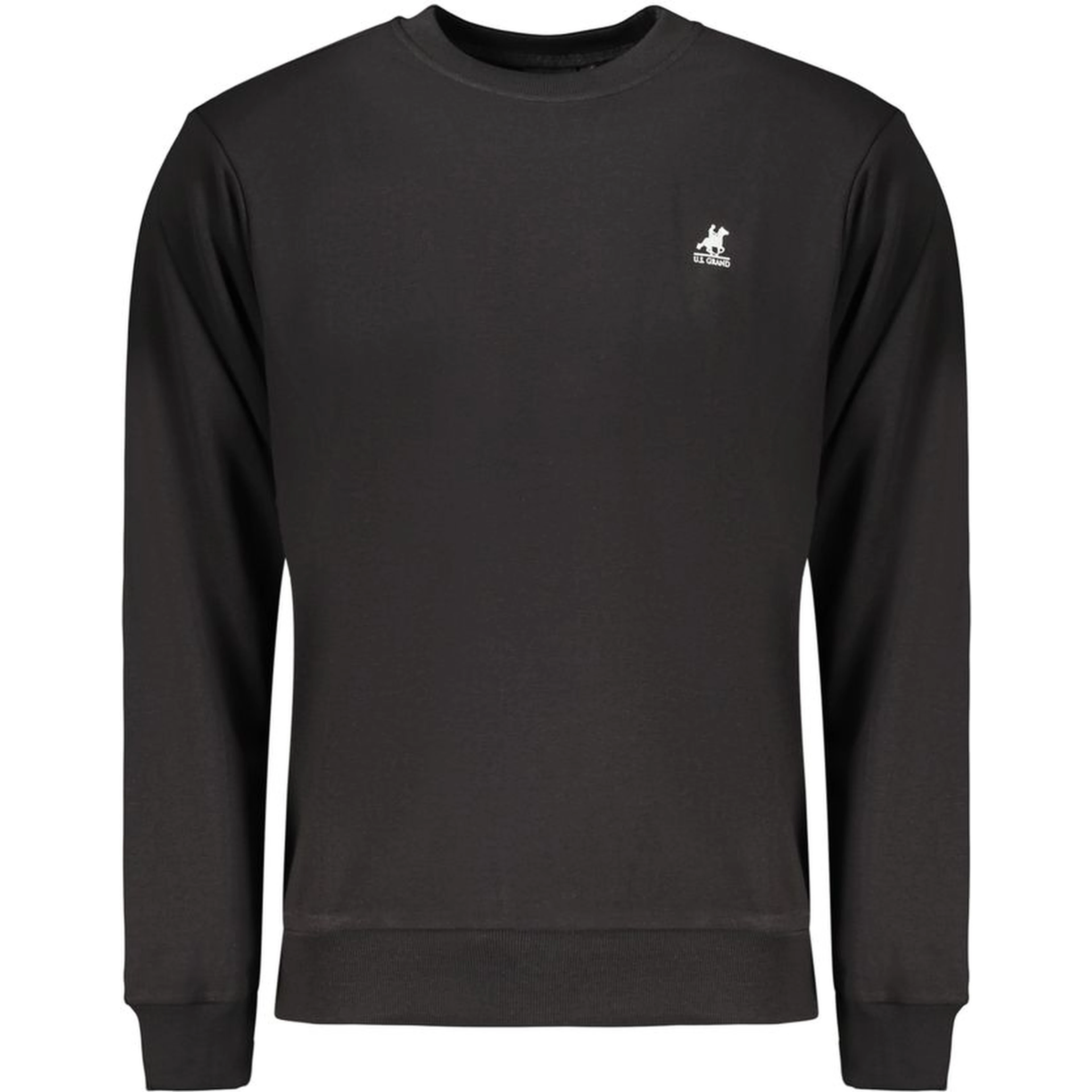 Black Cotton Sweatshirt