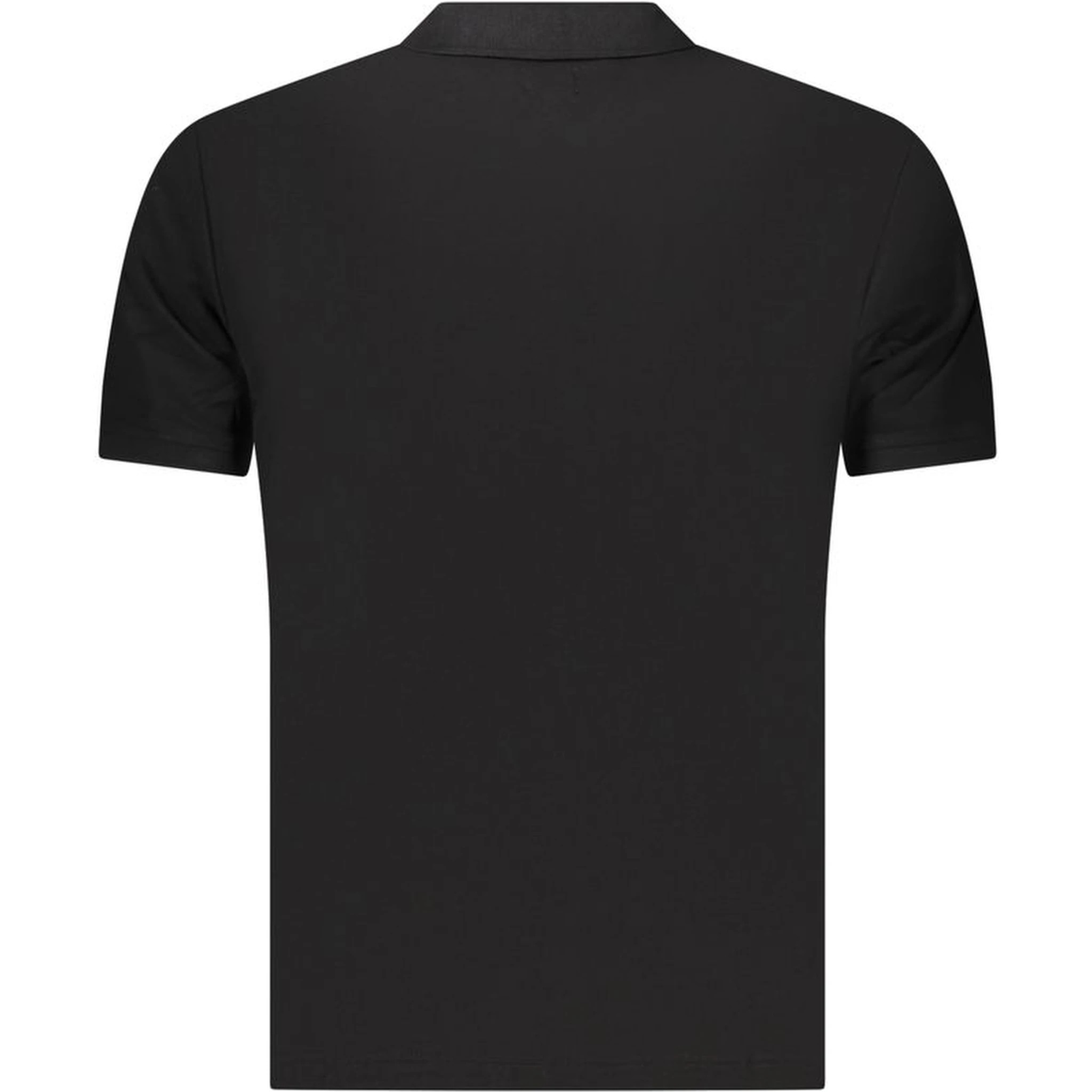 Black Cotton Men's Polo