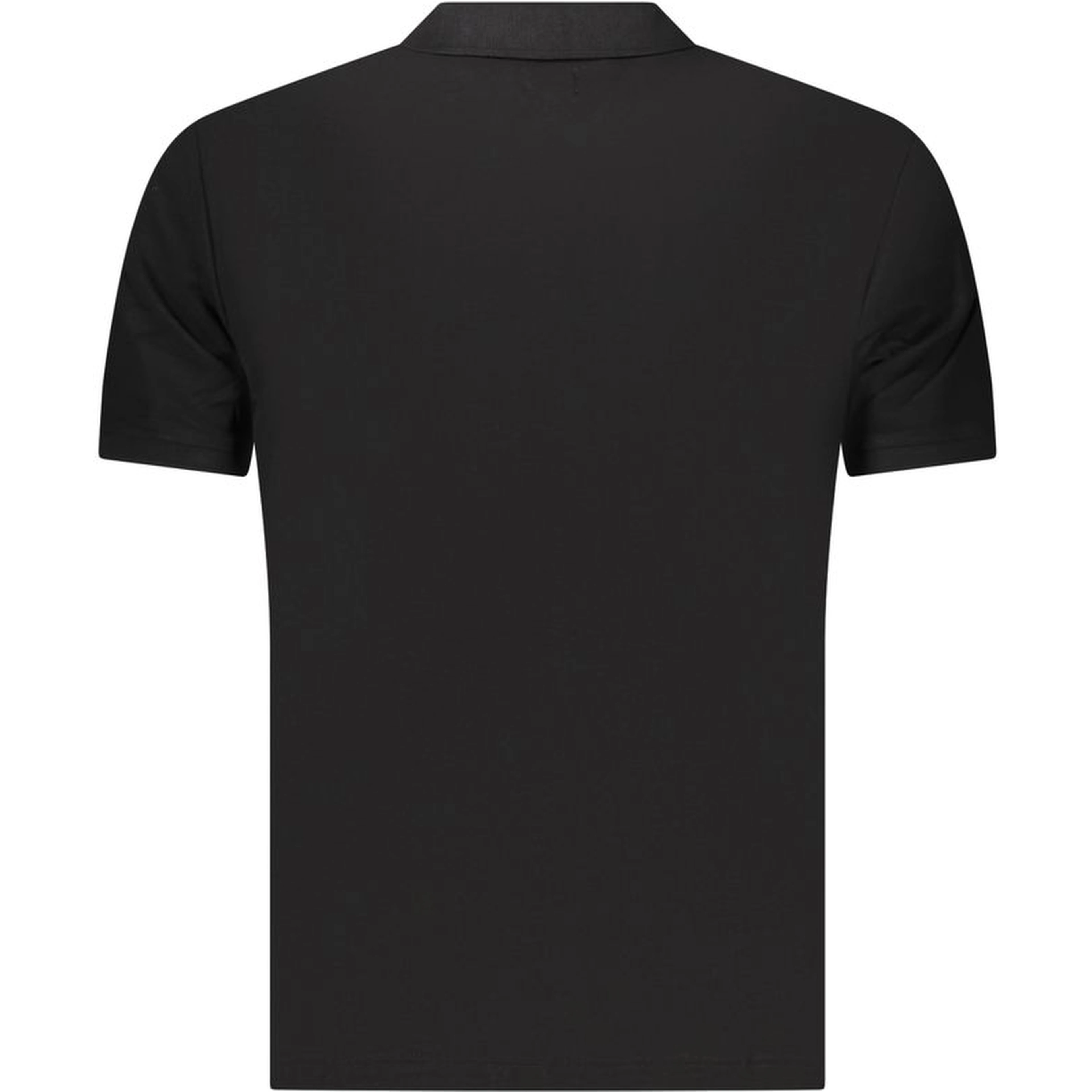 Black Cotton Men's Polo