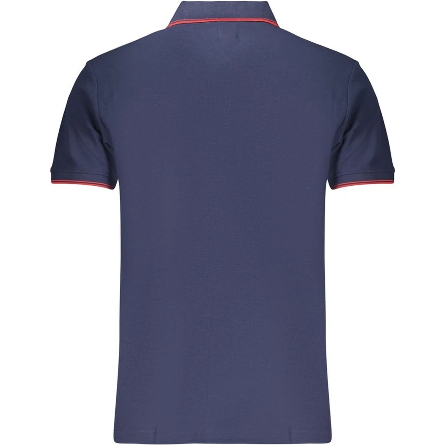 Blue Cotton Polo Shirt