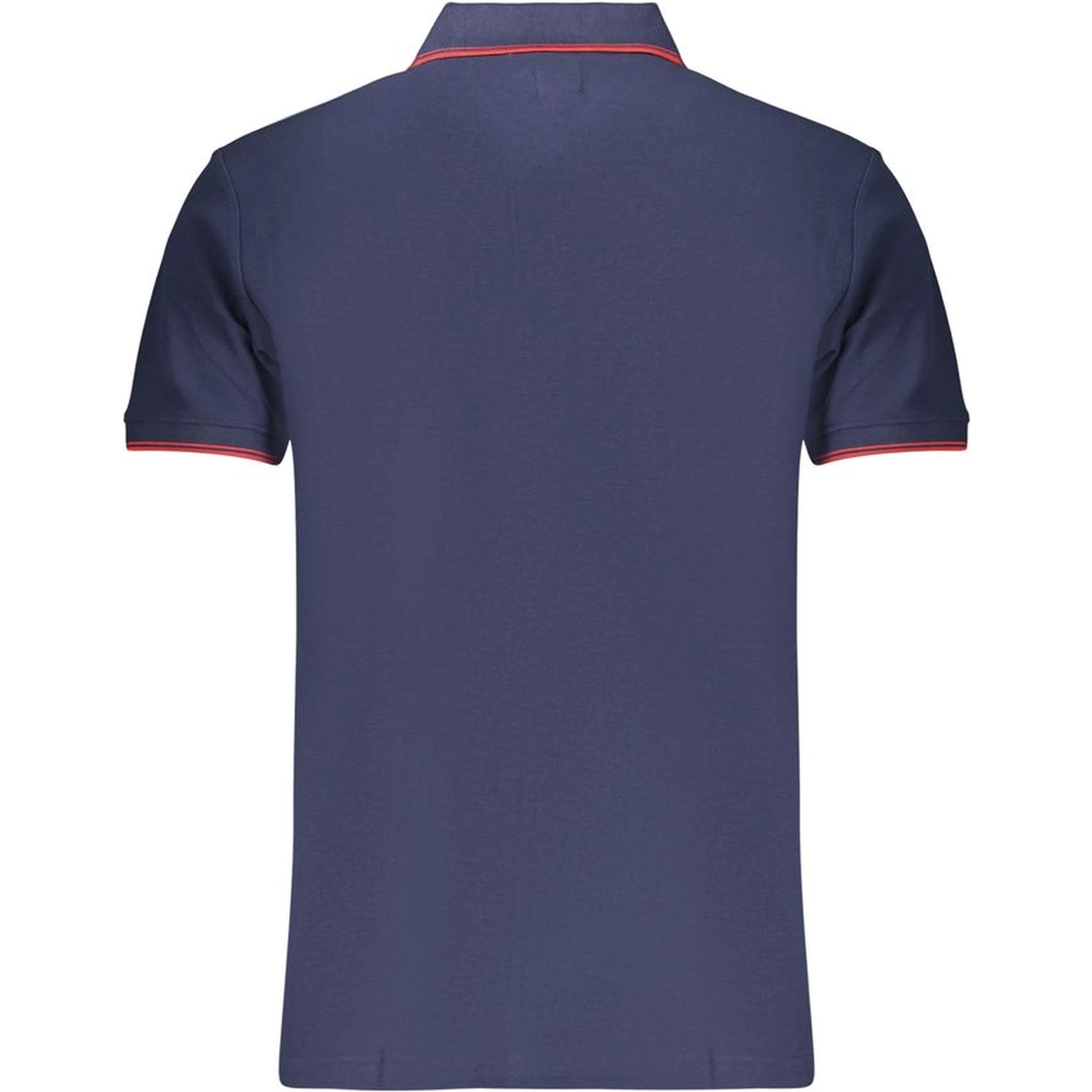 Blue Cotton Polo Shirt