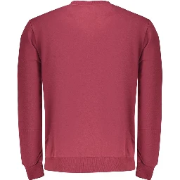 Red Cotton Men's Sweatshirt