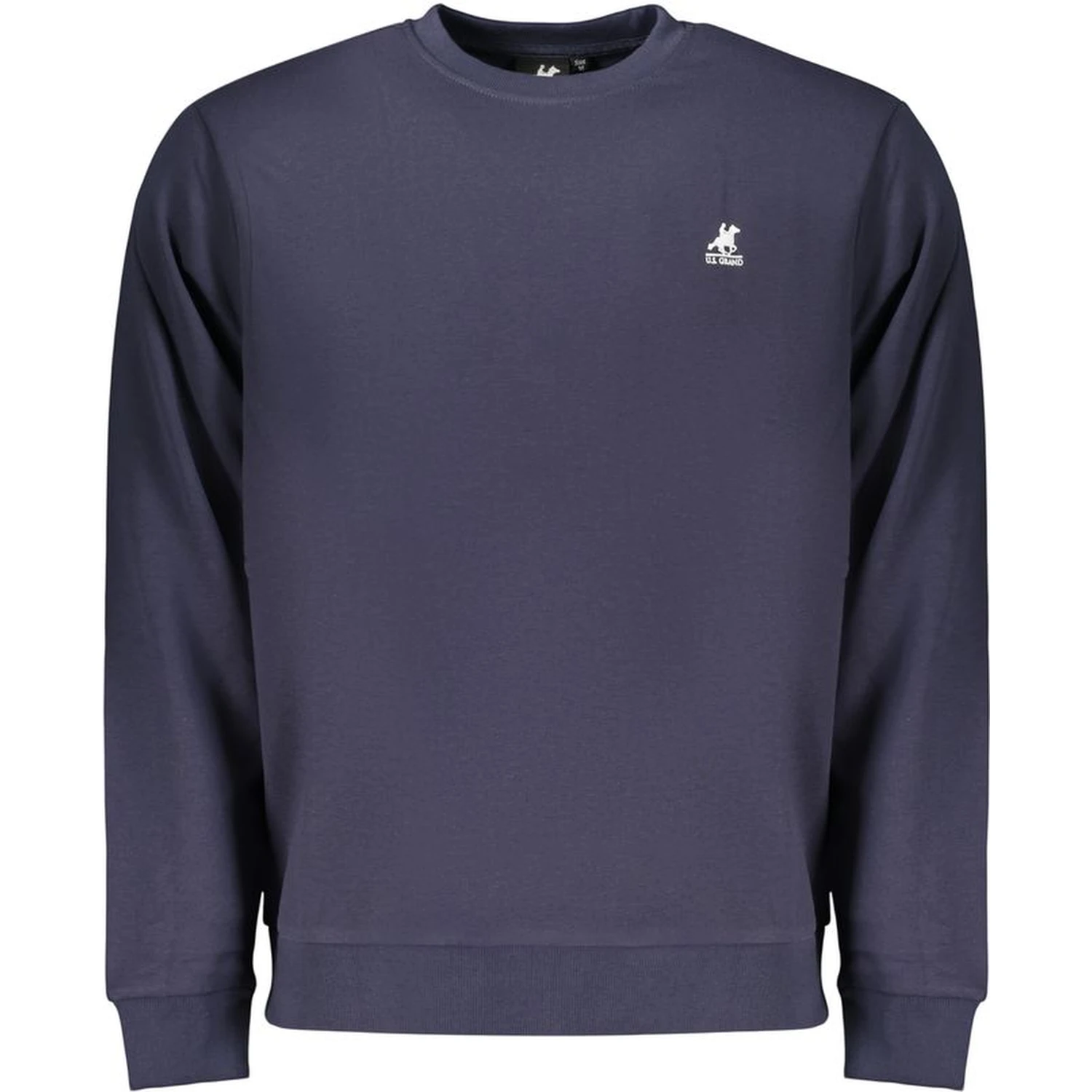 Blue Cotton Men Sweatshirt