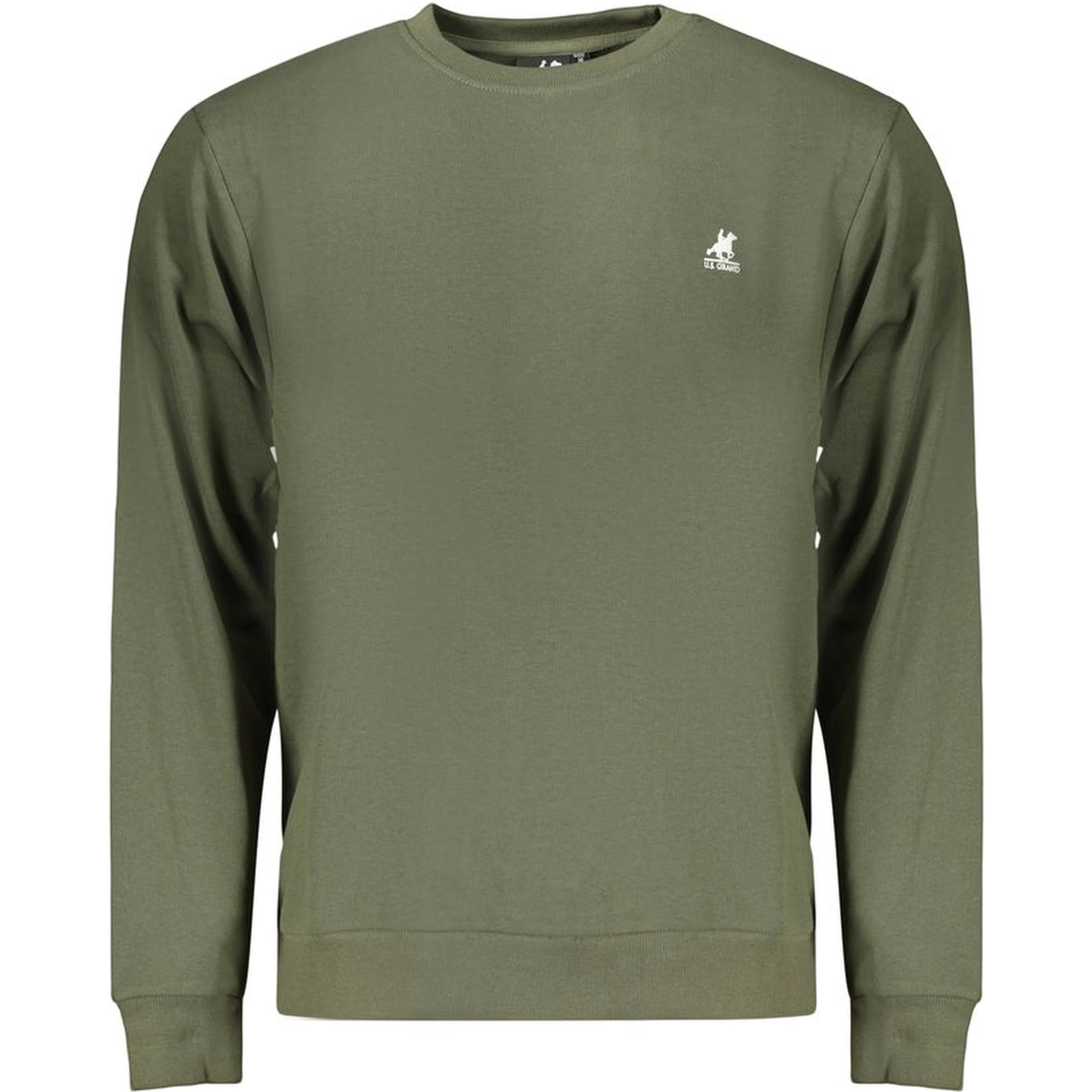 Green Cotton Men's Sweatshirt