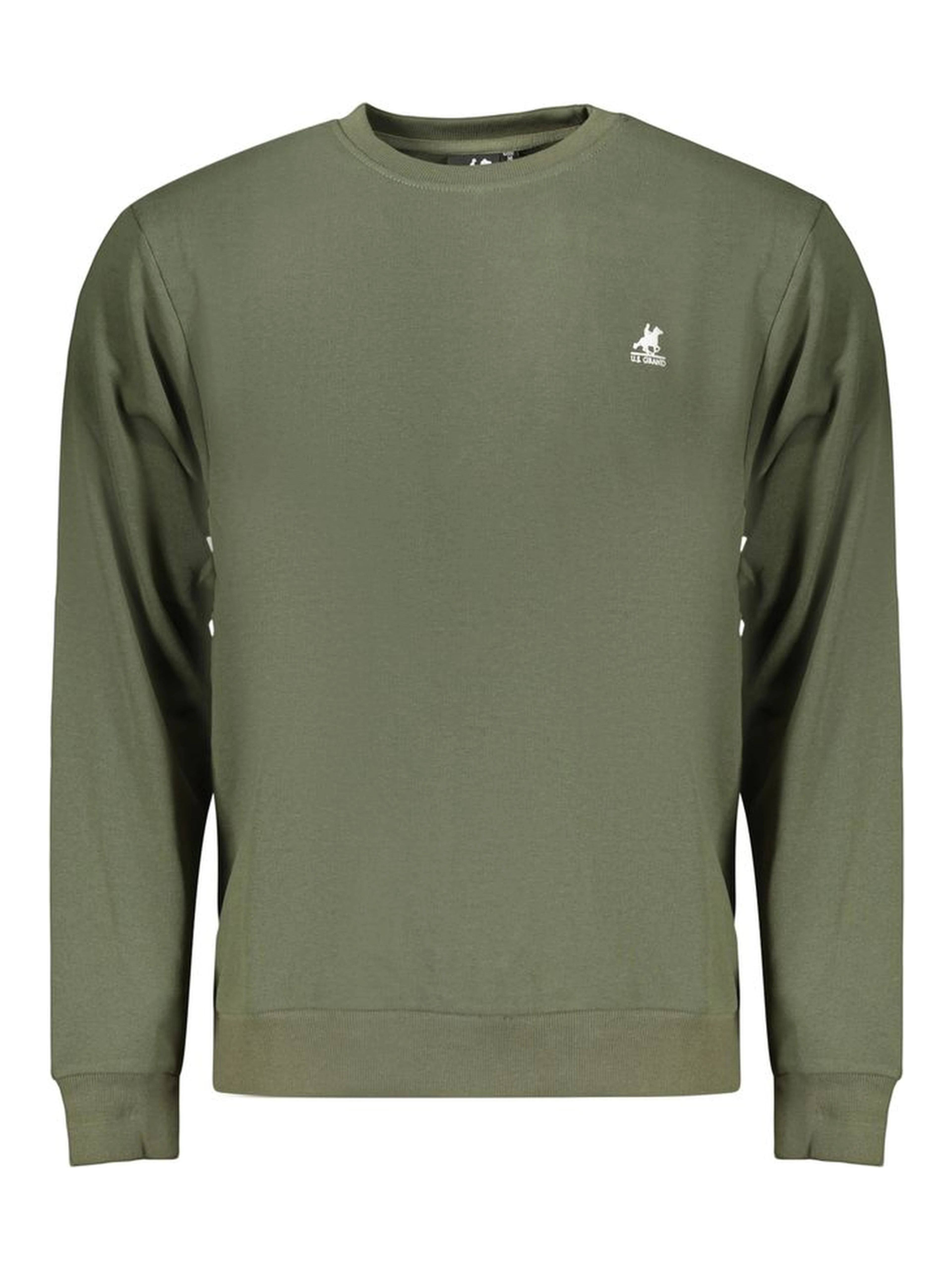 Green Cotton Men's Sweatshirt