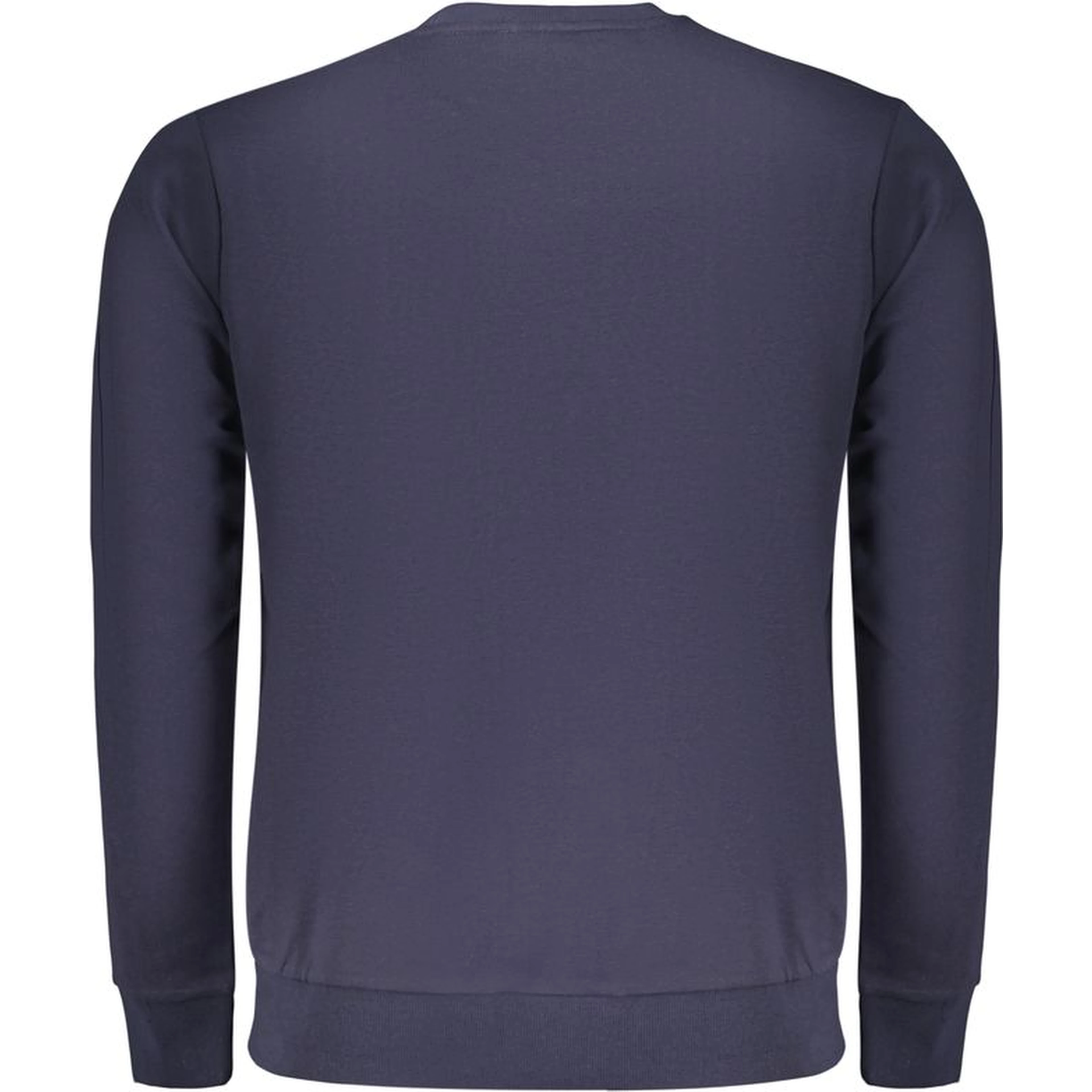 Blue Cotton Men Sweatshirt