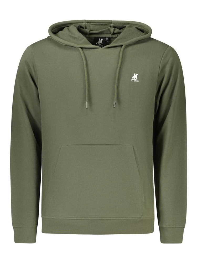 Green Cotton Men's Sweatshirt
