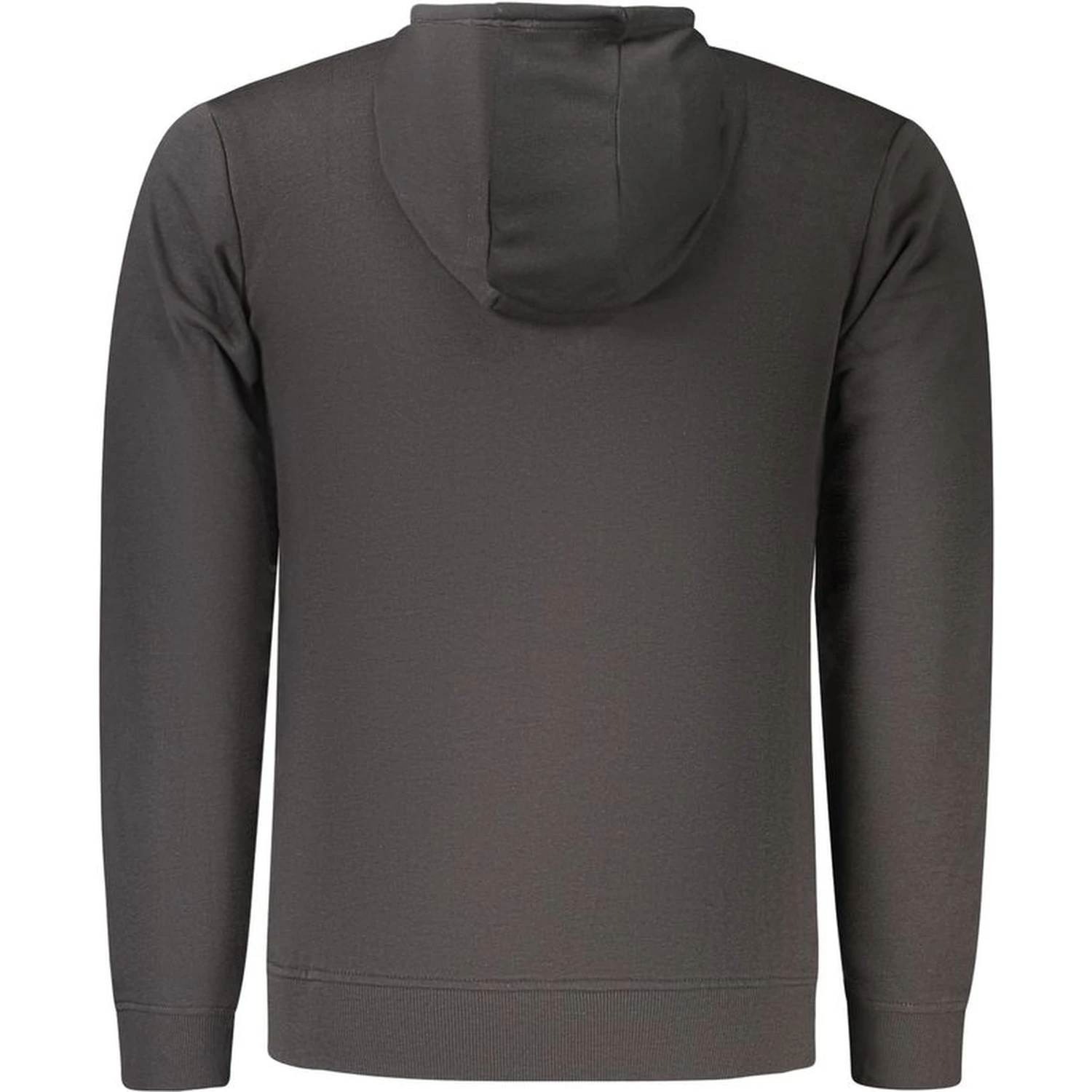 Black Cotton Men's Hoodie