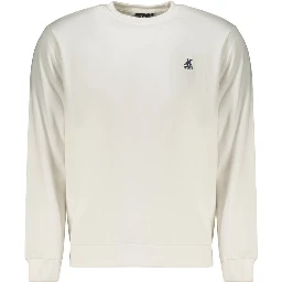 White Cotton Men's Sweatshirt