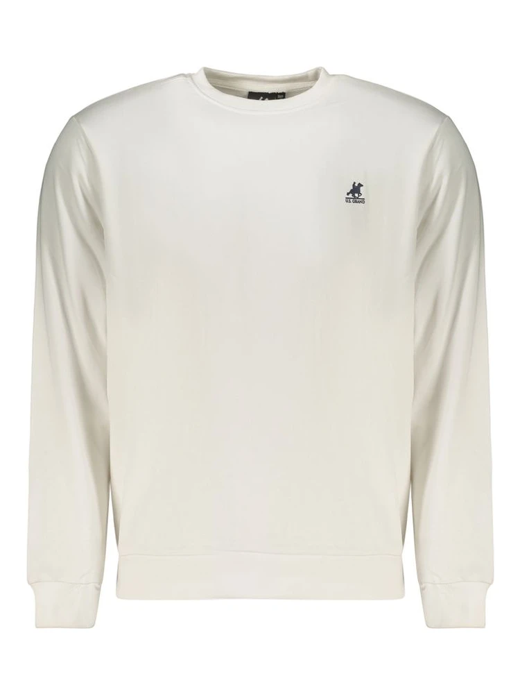 White Cotton Men's Sweatshirt