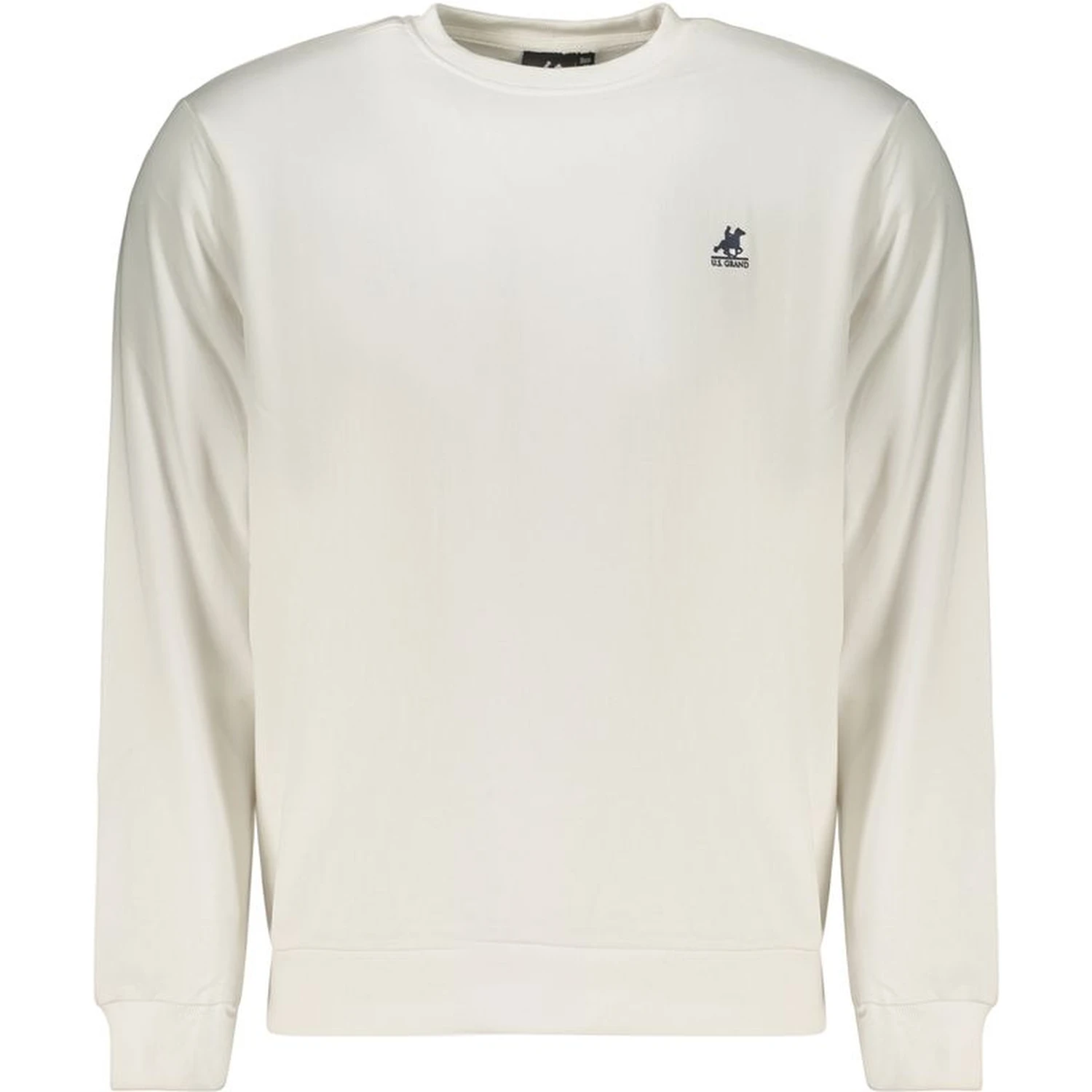 White Cotton Men's Sweatshirt