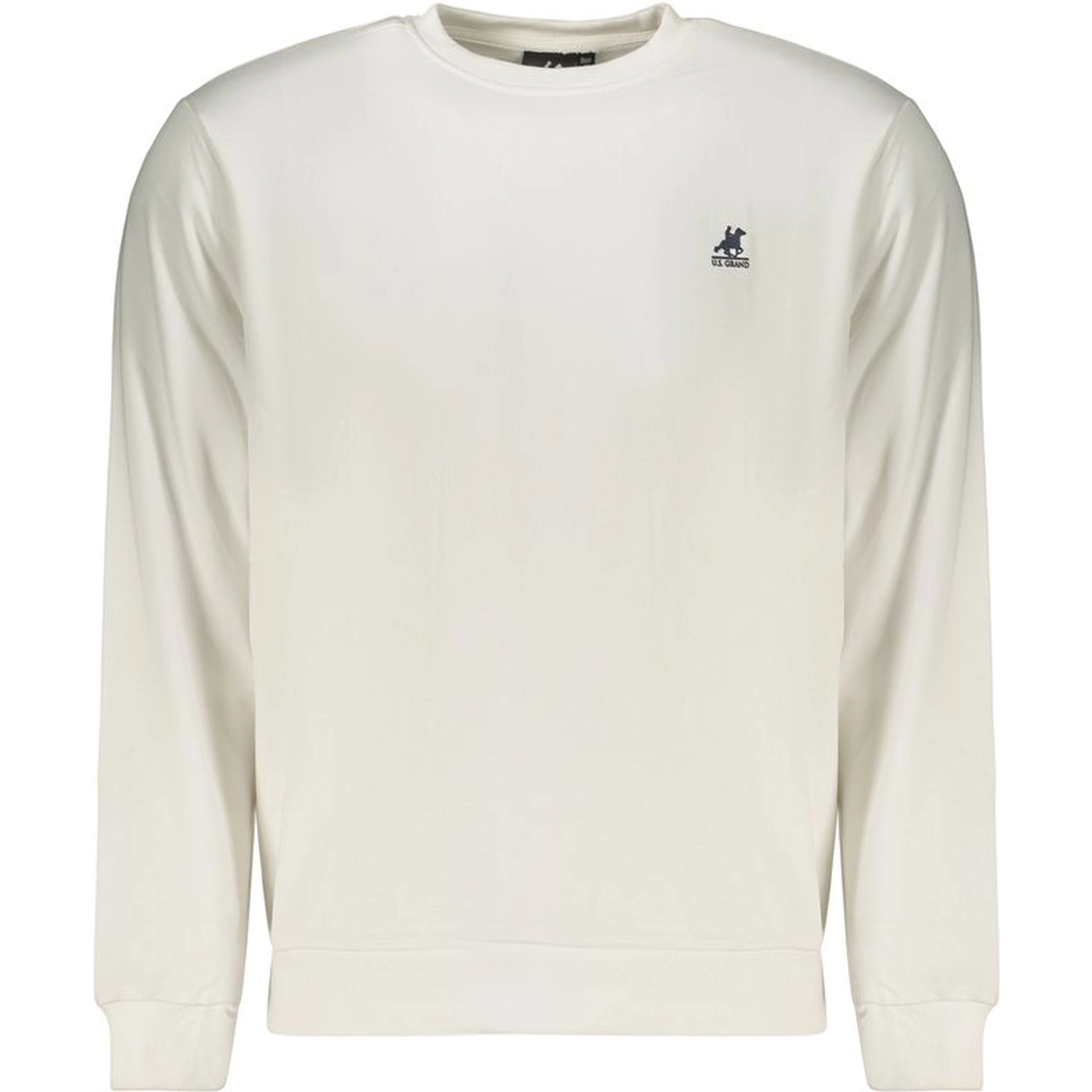 White Cotton Men's Sweatshirt