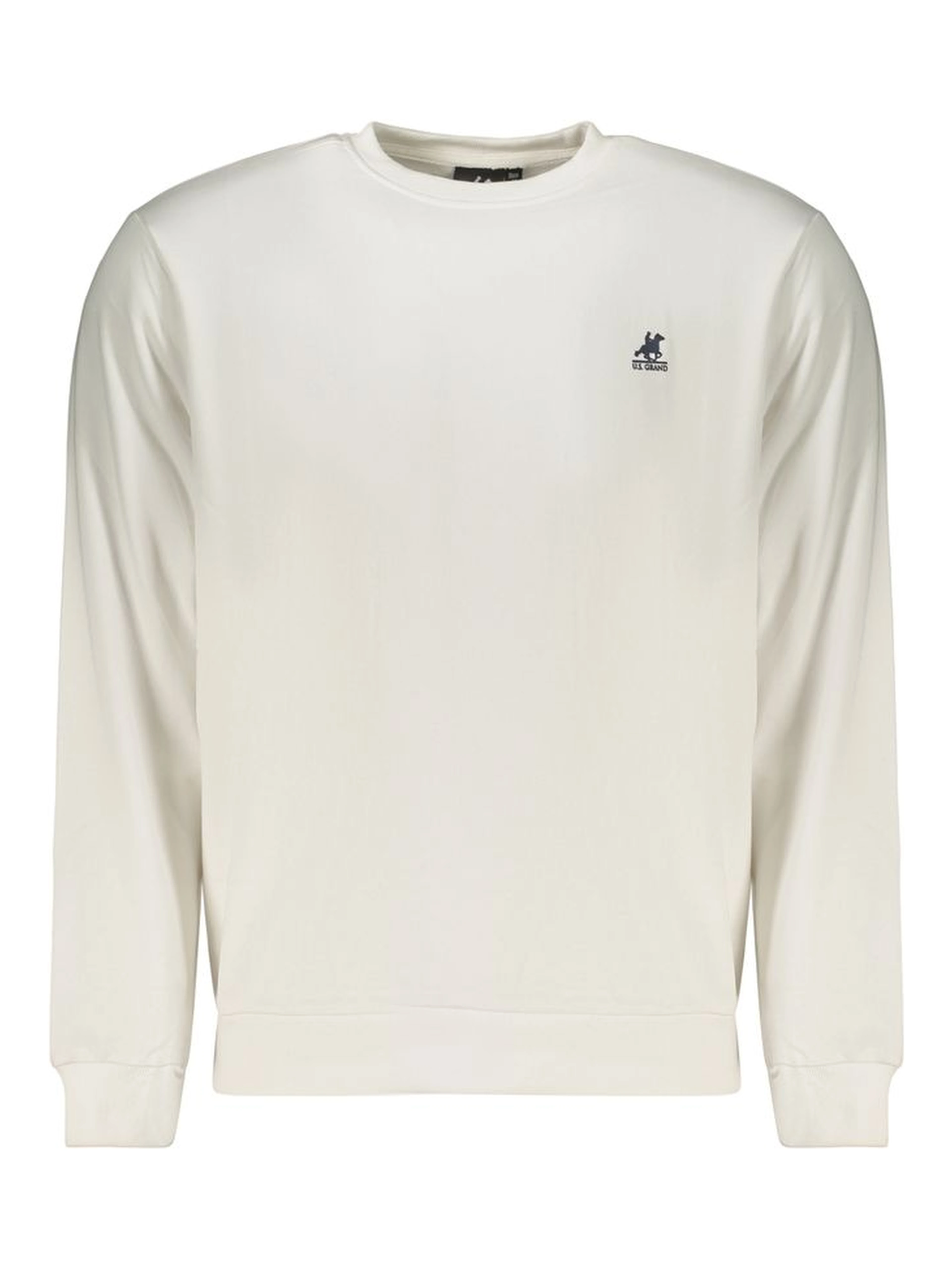 White Cotton Men's Sweatshirt