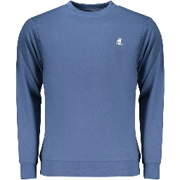 Blue Cotton Men's Sweatshirt