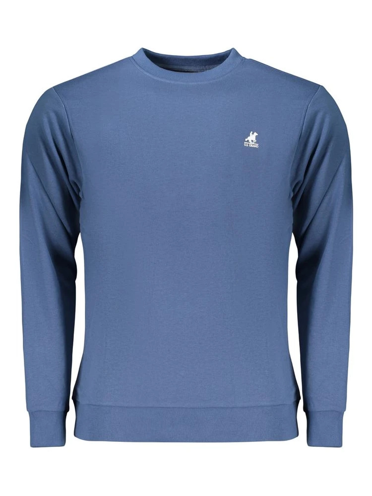 Blue Cotton Men's Sweatshirt