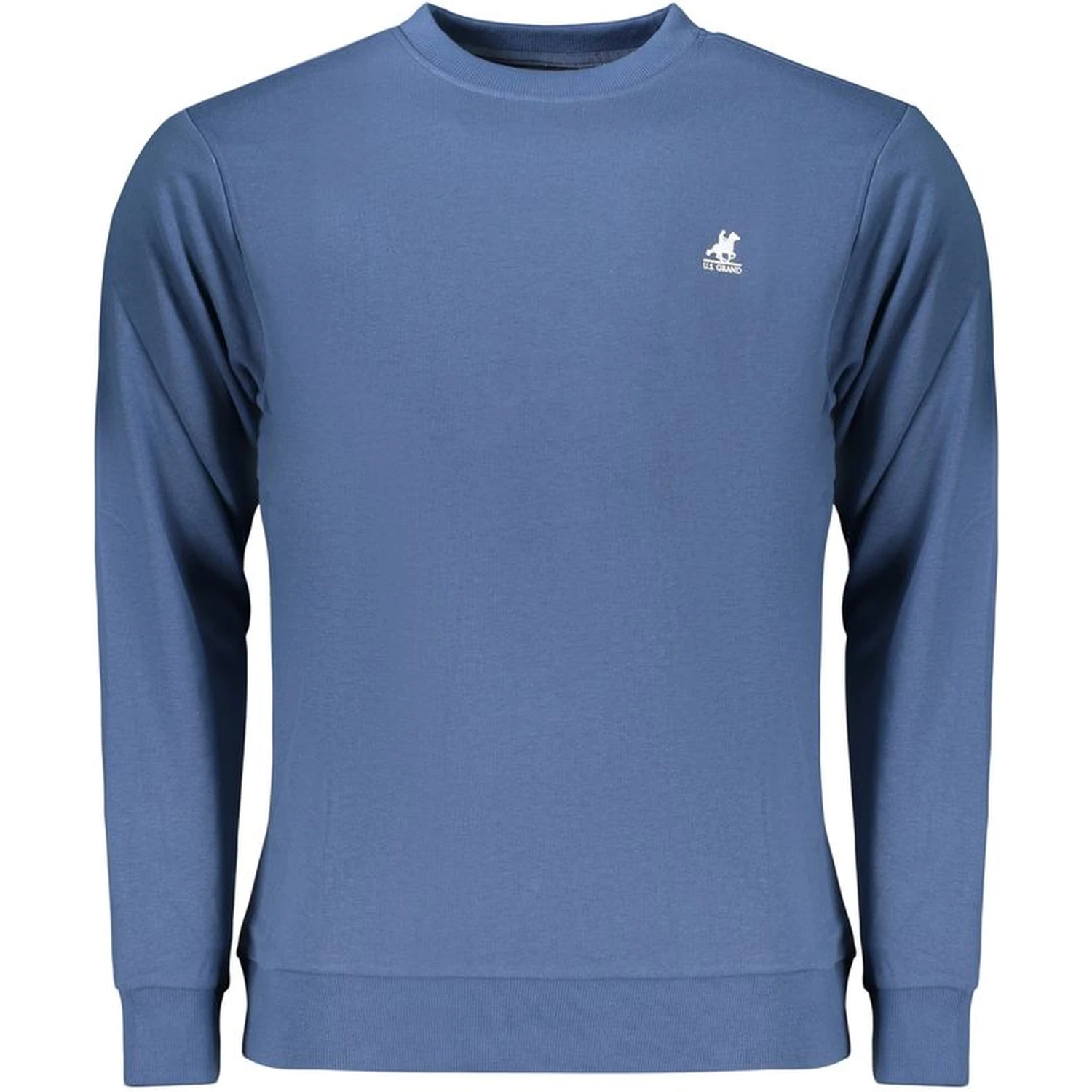 Blue Cotton Men's Sweatshirt