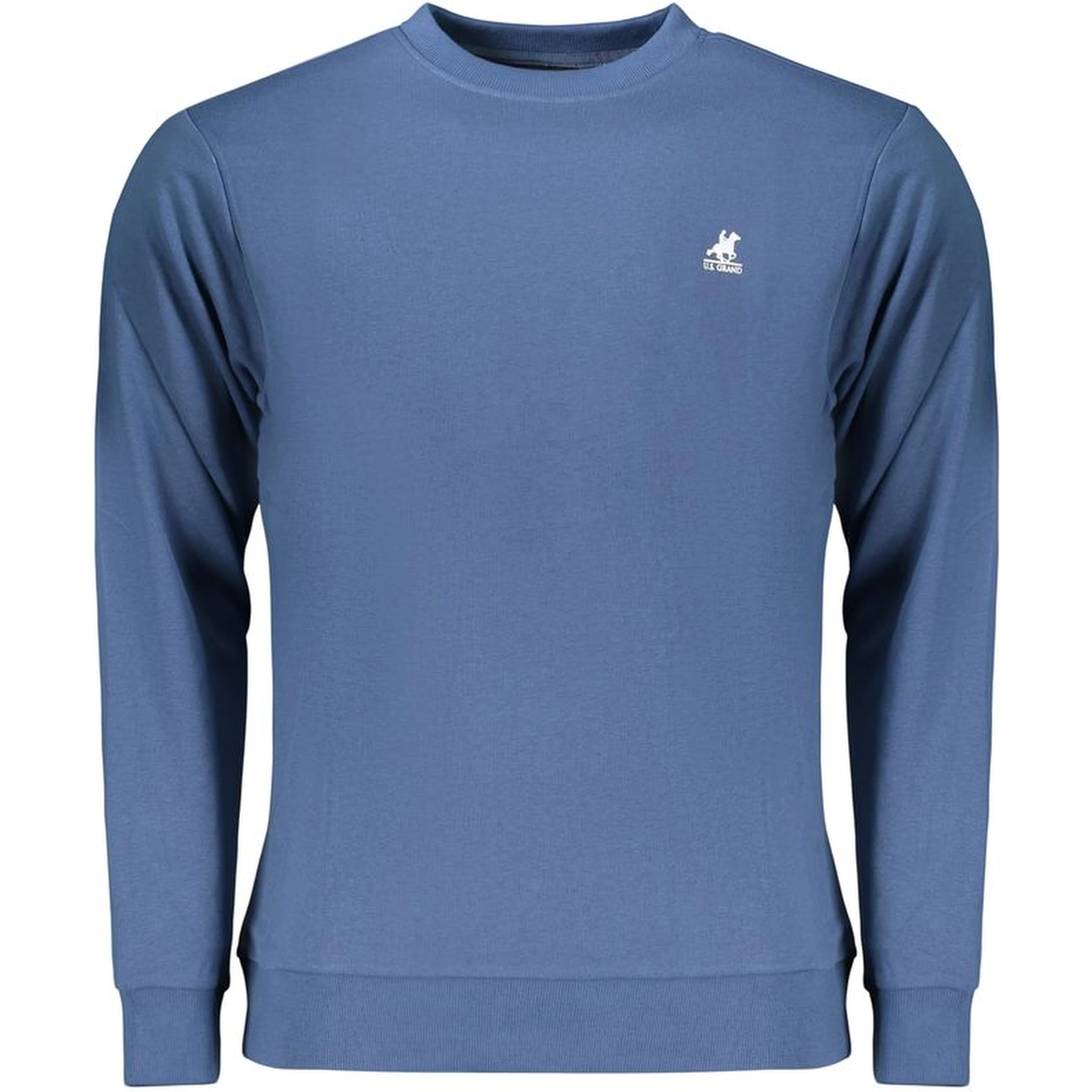 Blue Cotton Men's Sweatshirt