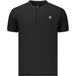 Black Cotton Men's Polo Shirt