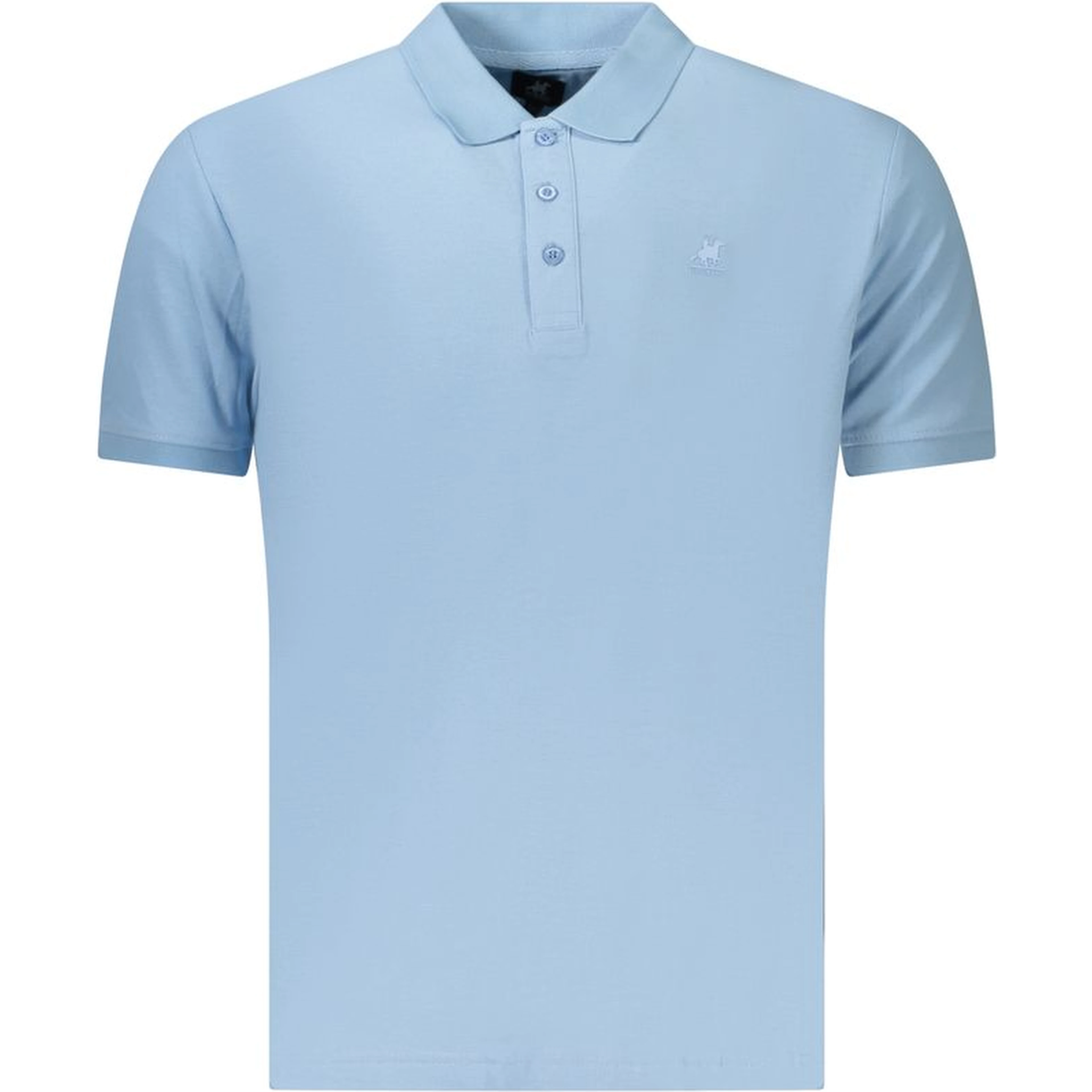 Azzurro Cotton Men's Polo