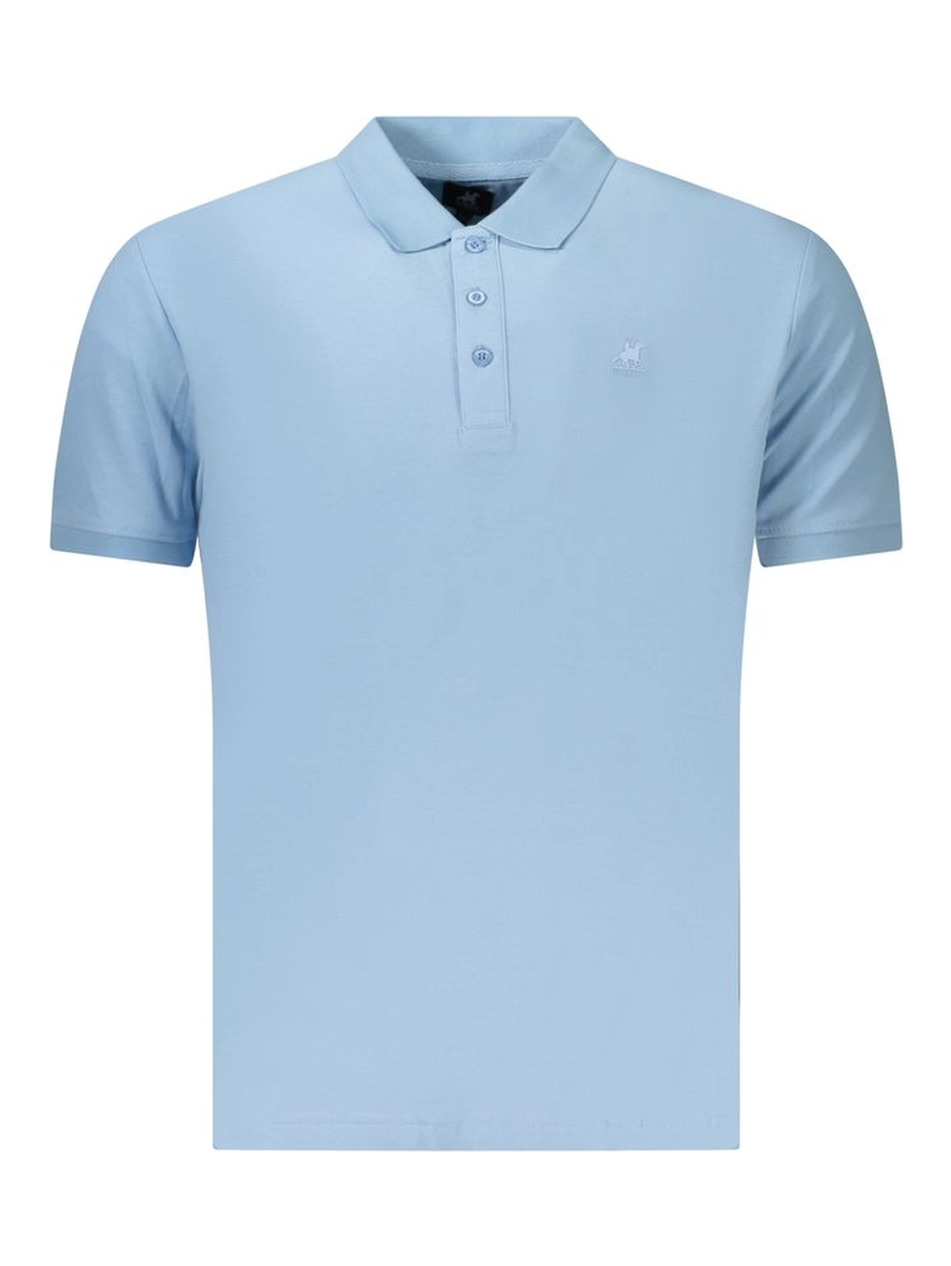 Azzurro Cotton Men's Polo