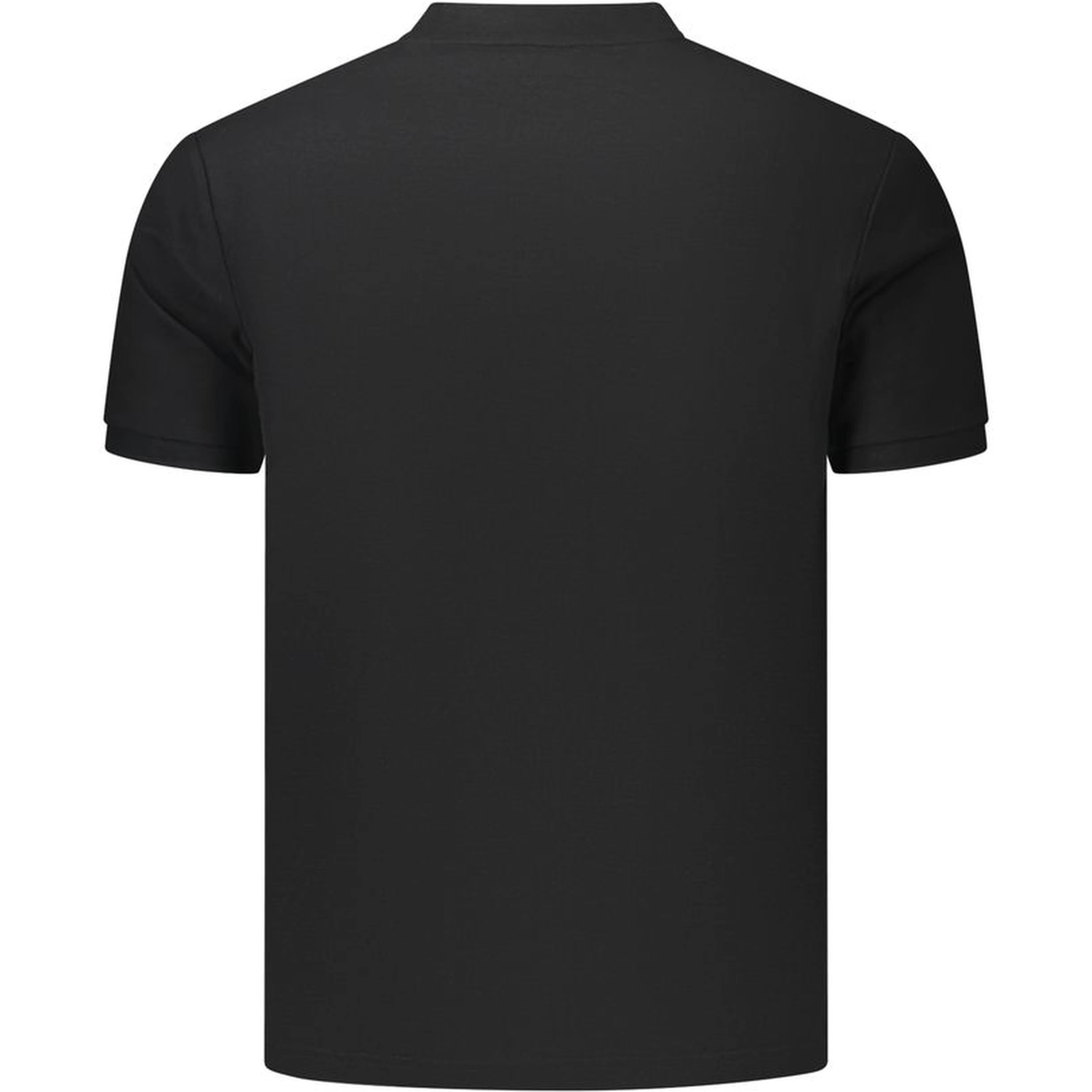 Black Cotton Men's Polo Shirt