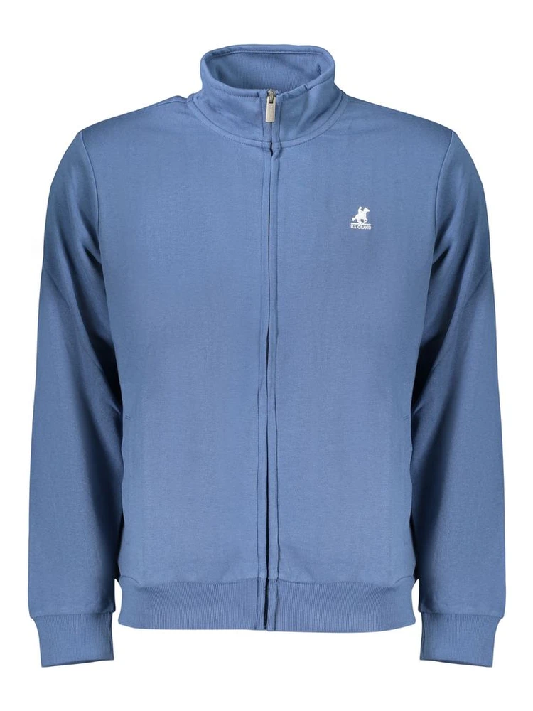 Blue Cotton Mens Sweatshirt